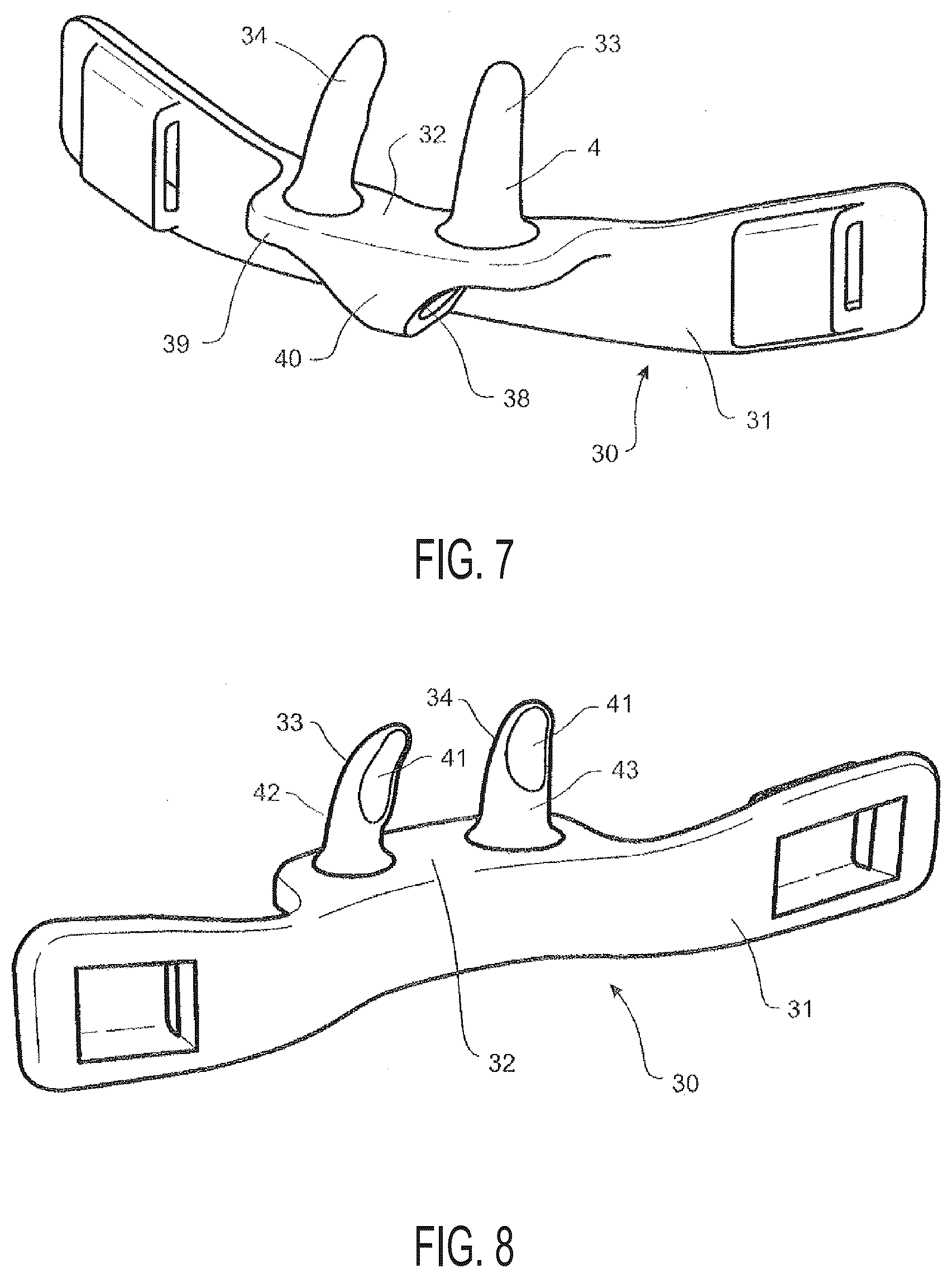 Patent US12569636 Figure 4 – Nasal cannula with turbulation elements