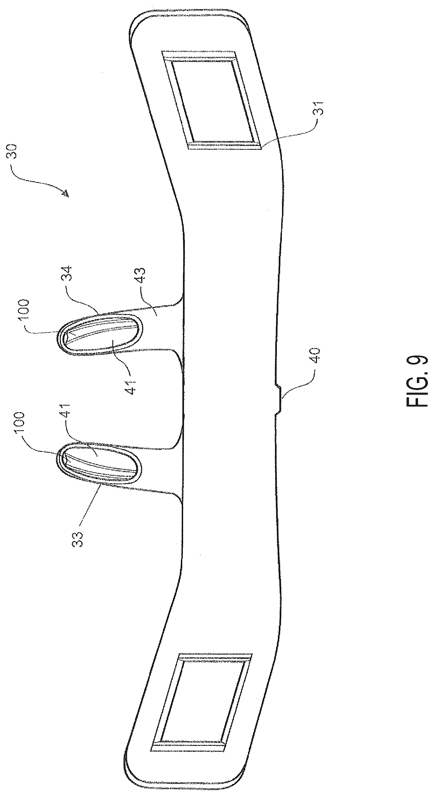 Patent US12569636 Figure 5 – Nasal cannula with turbulation elements