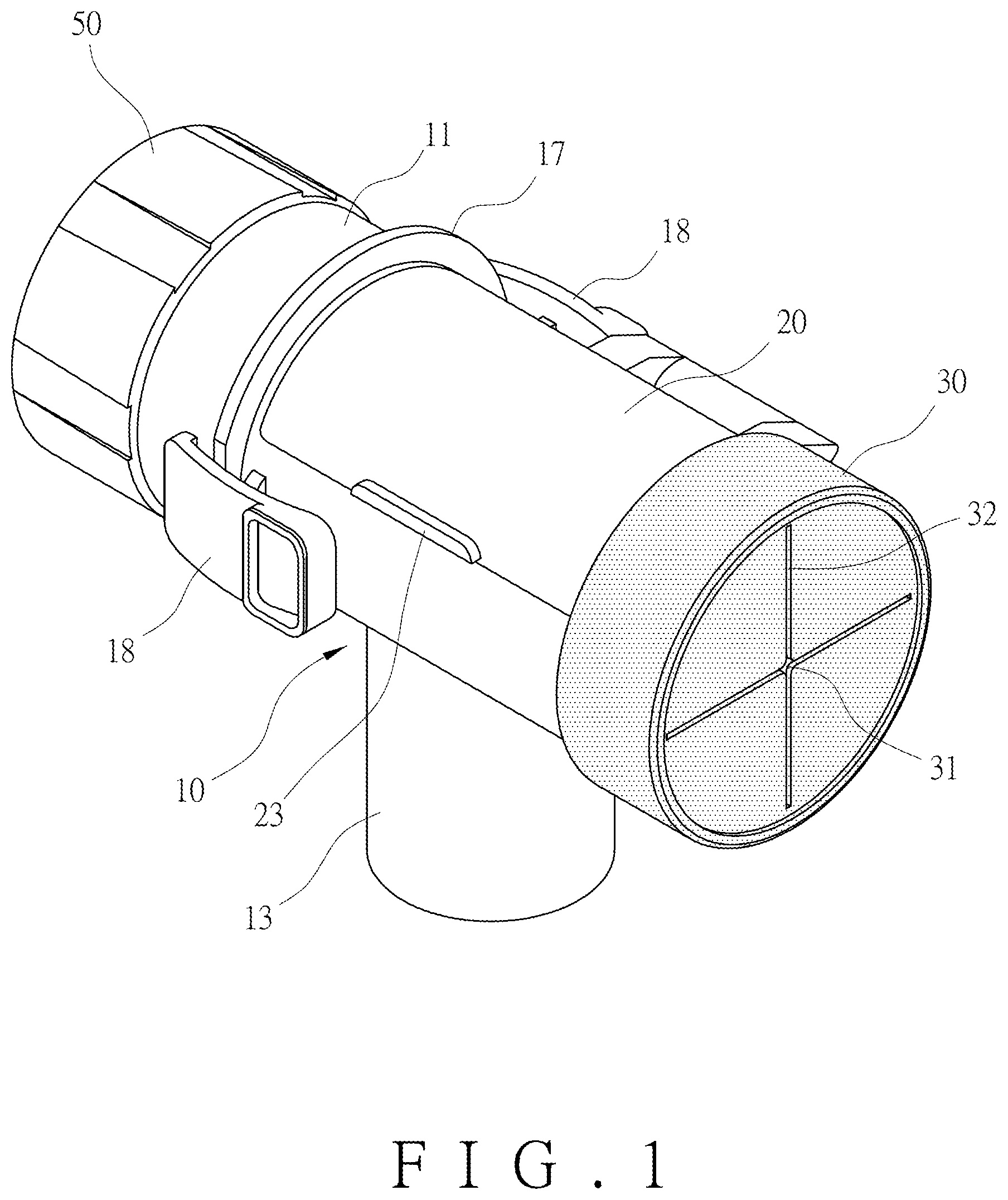 Patent US12569638 — Ventilator mask and joint thereof — Figure 1