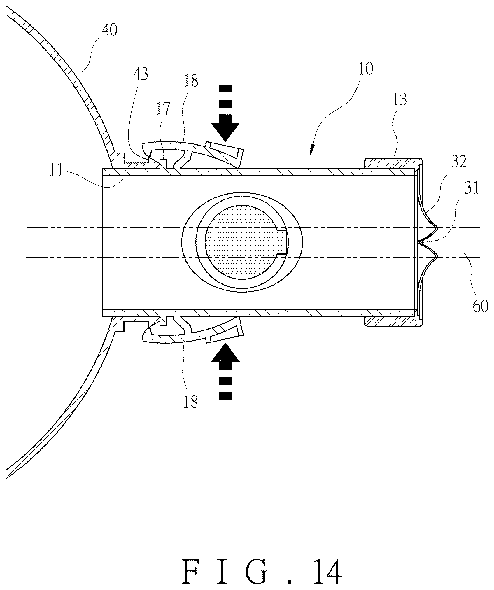 Patent US12569638 Figure 14 – Ventilator mask and joint thereof