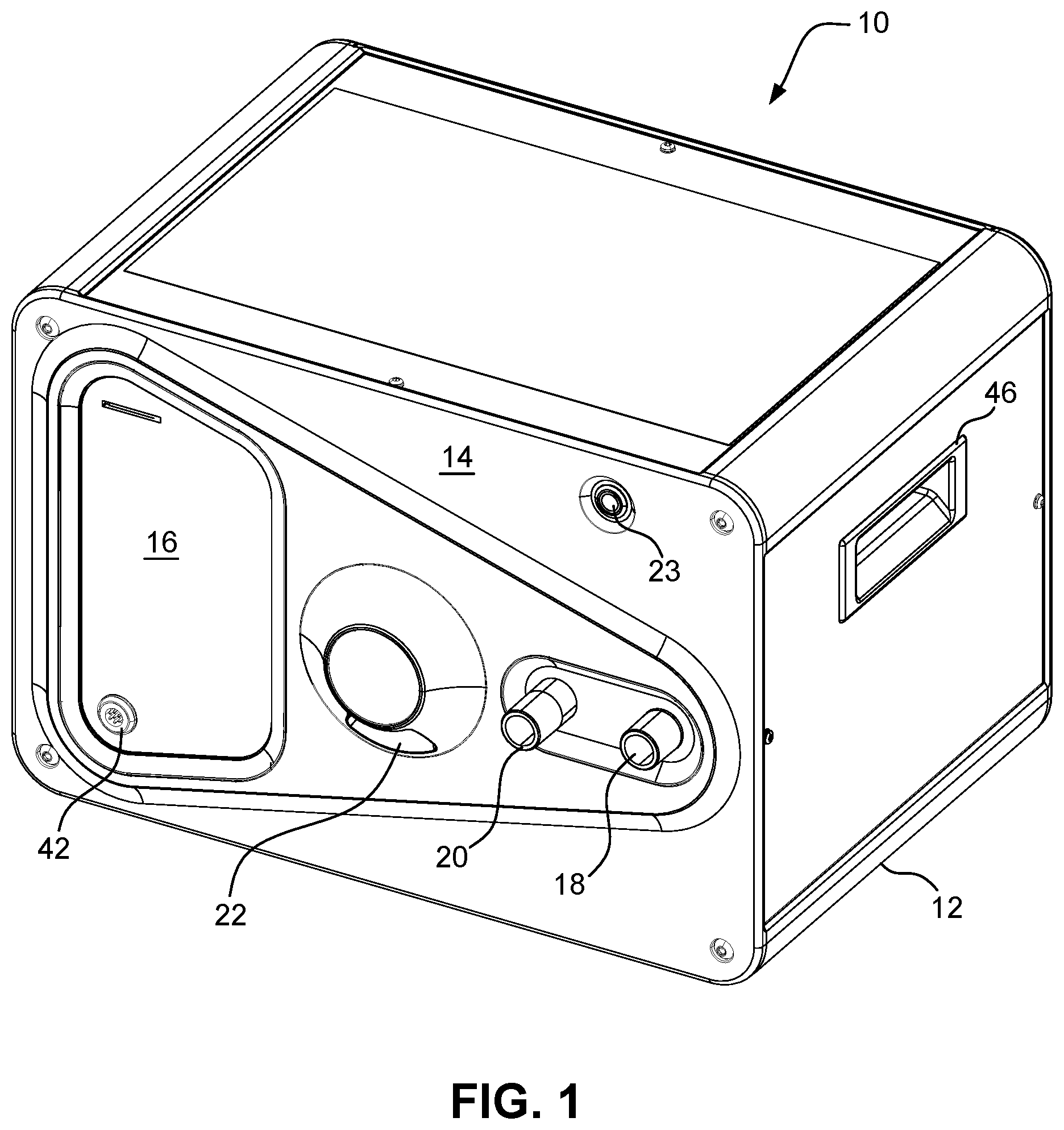 Patent US12569640 Figure 1 – Automated ventilator