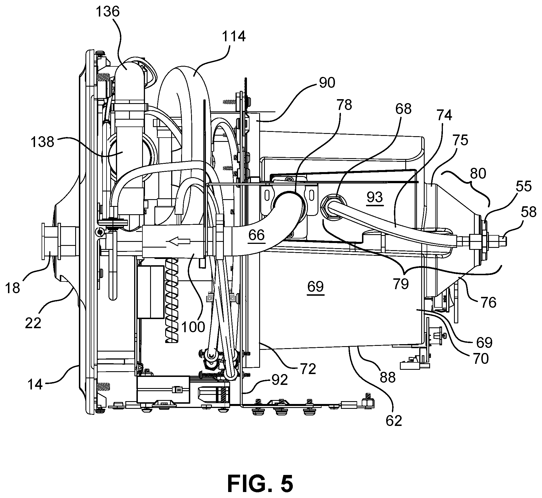 Patent US12569640 Figure 5 – Automated ventilator