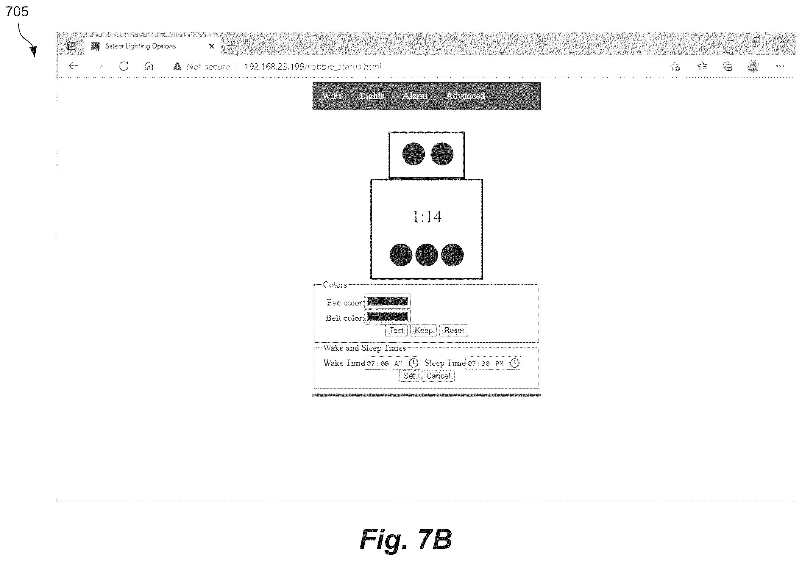 Patent US12569642 Figure 10 – Child sleep clock