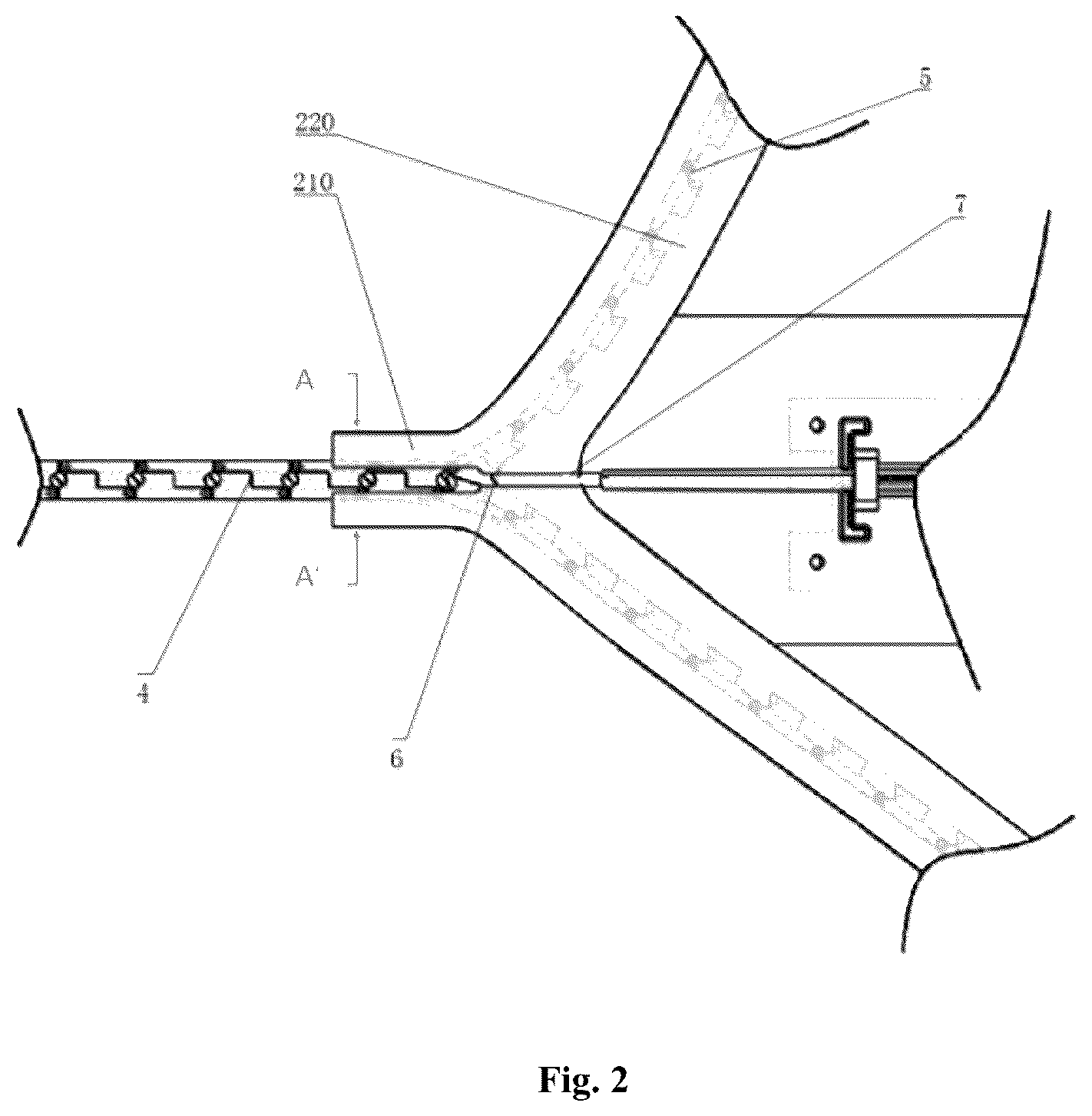 Patent US12569647 Figure 2 – Catheter support apparatus and transluminal intervention system