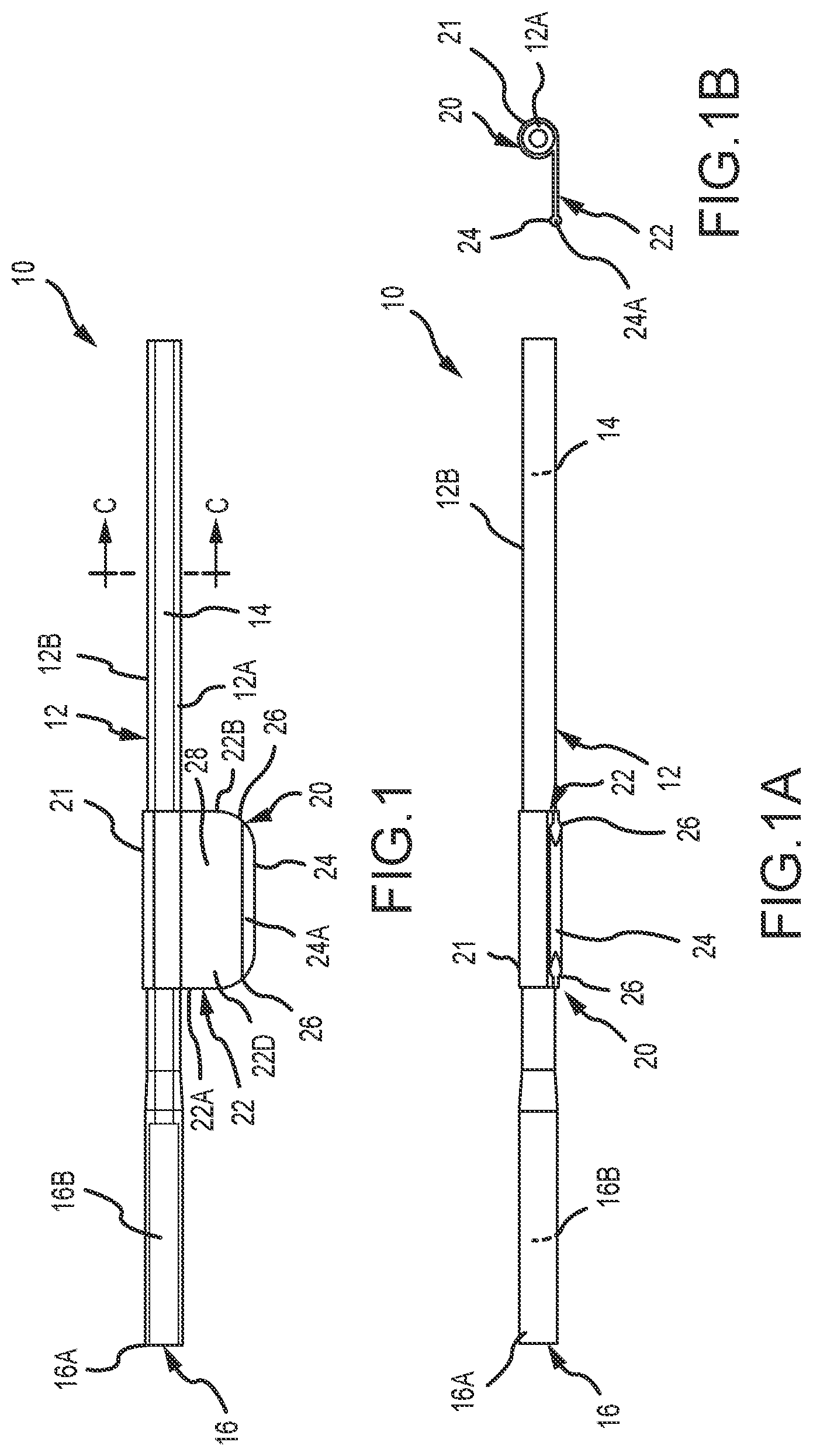 Patent US12569650 Figure 1 – Urinary catheter with retention features