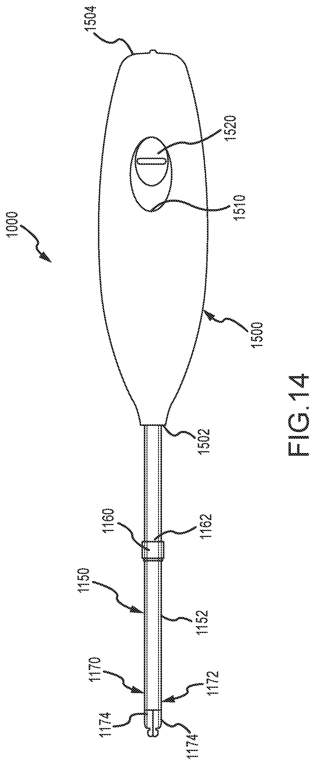 Patent US12569650 Figure 13 – Urinary catheter with retention features