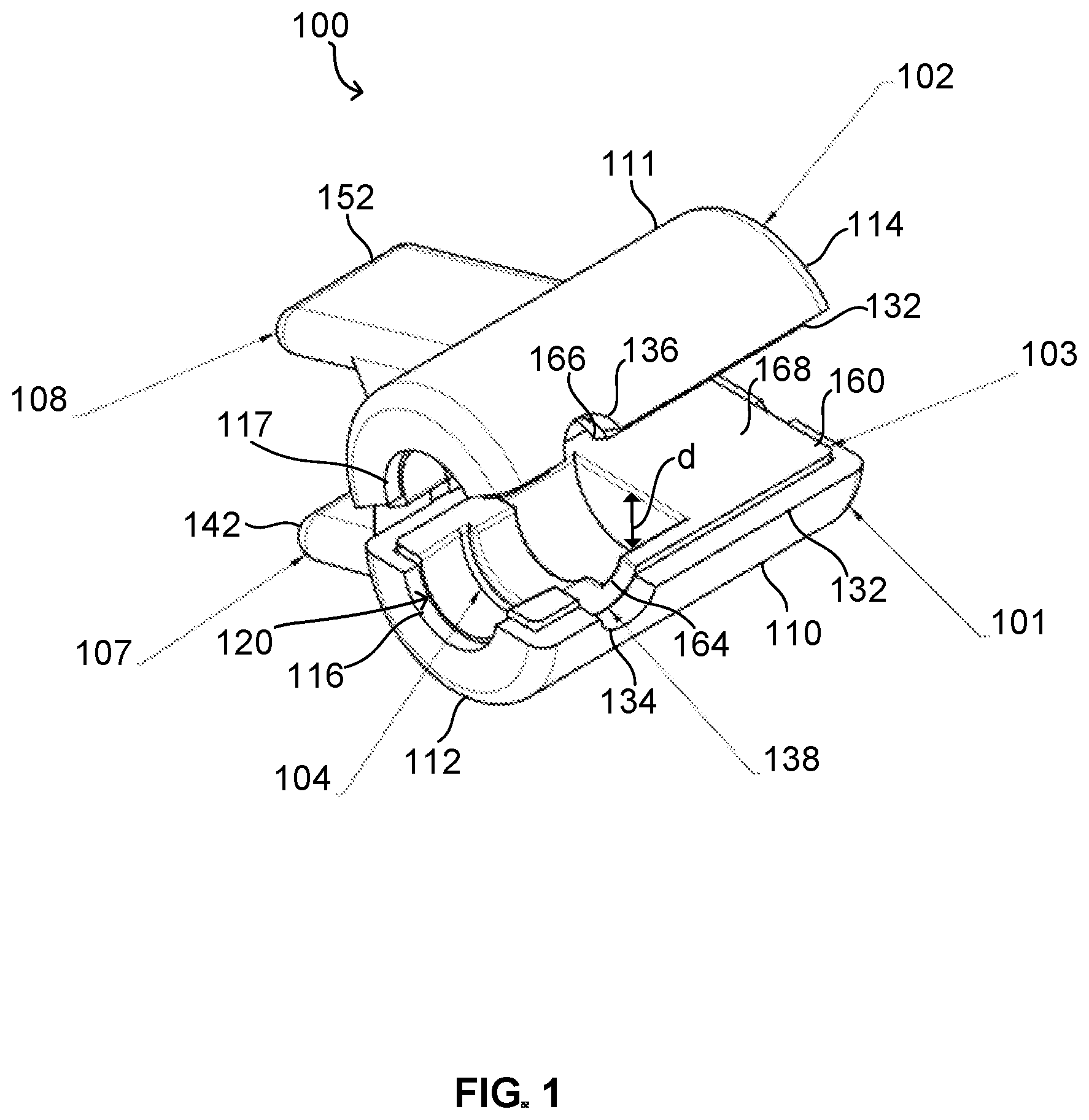 Patent US12569651 Figure 1 – Devices, systems, and methods for holding medical devices