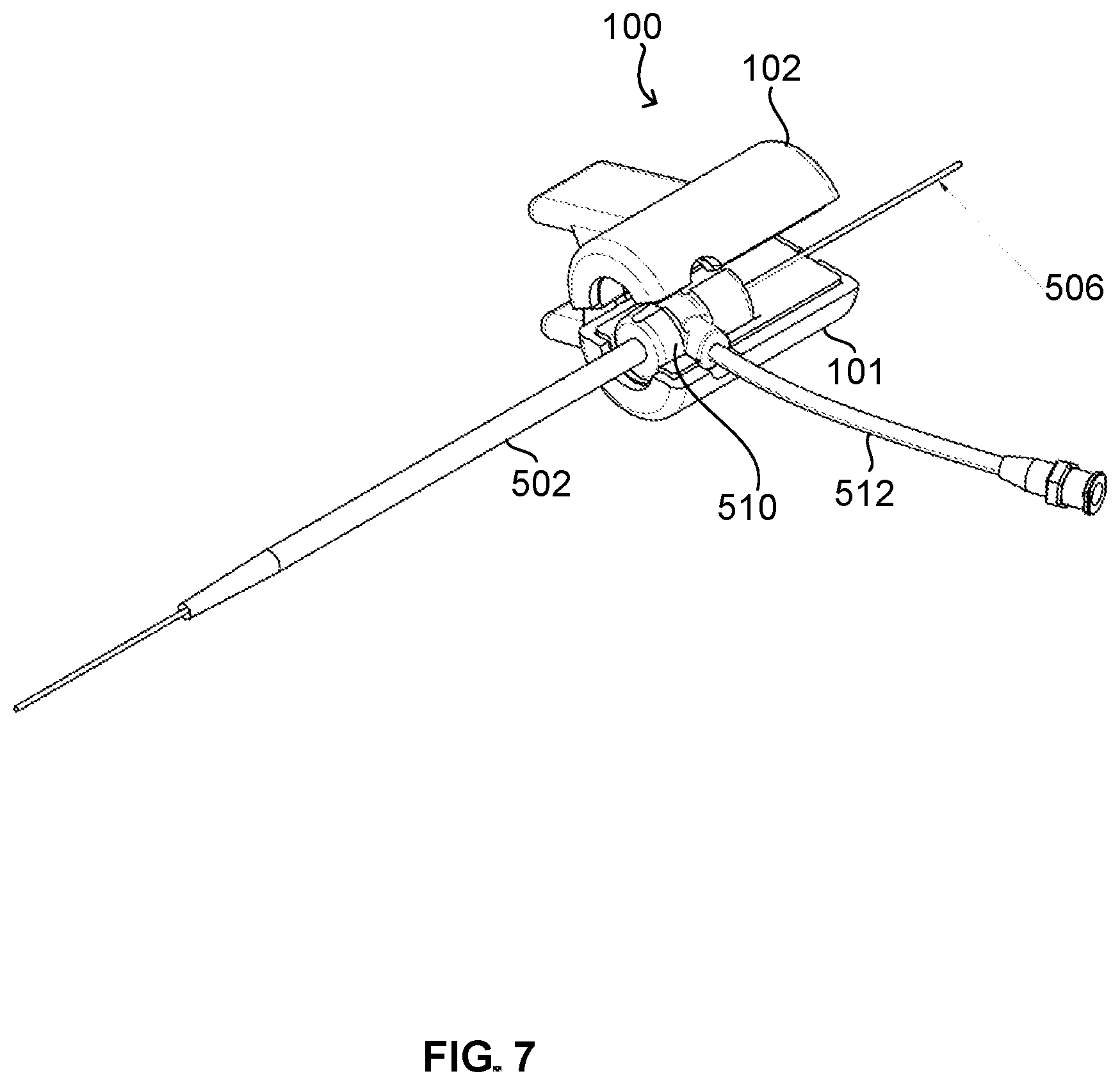 Patent US12569651 Figure 9 – Devices, systems, and methods for holding medical devices