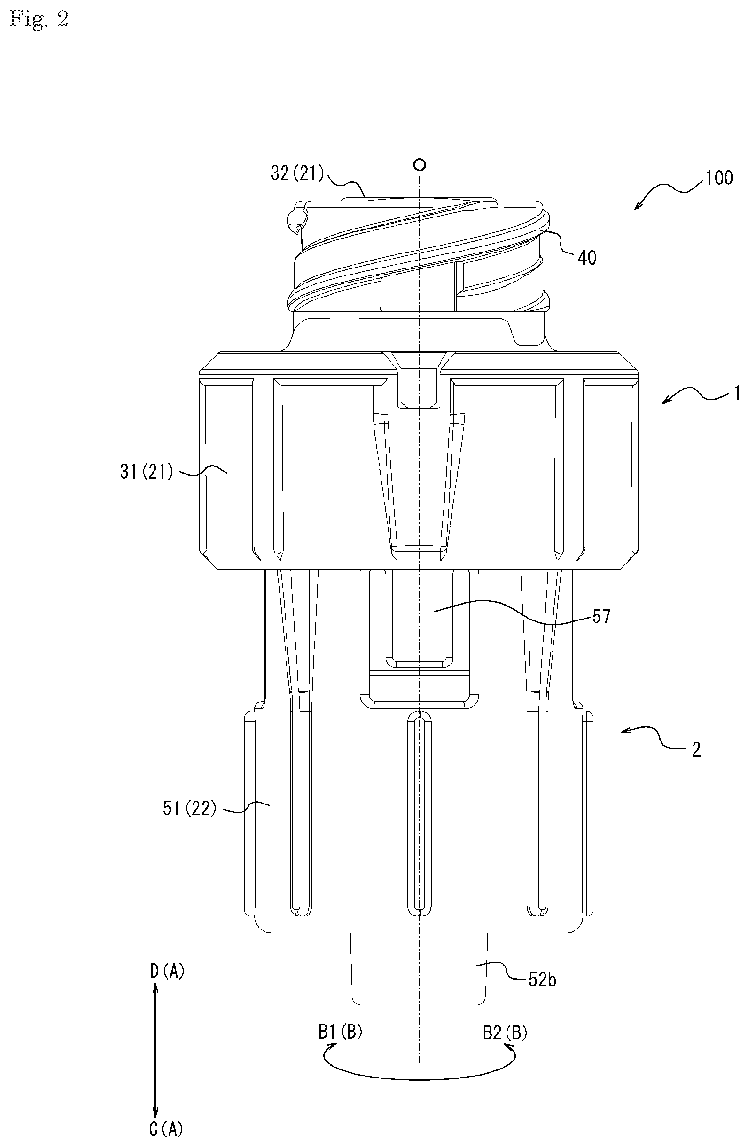 Patent US12569662 Figure 2 – Medical connector