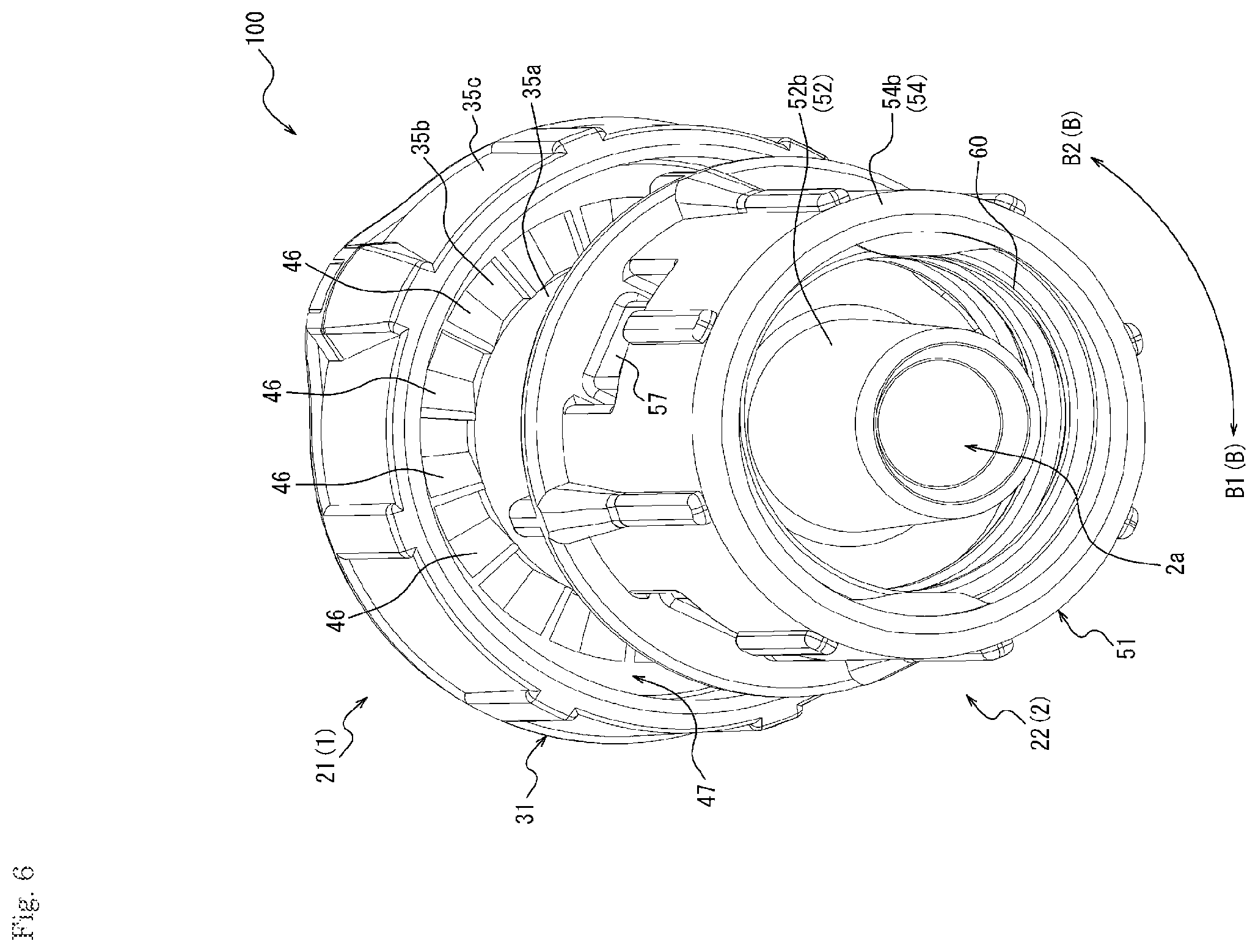 Patent US12569662 Figure 6 – Medical connector