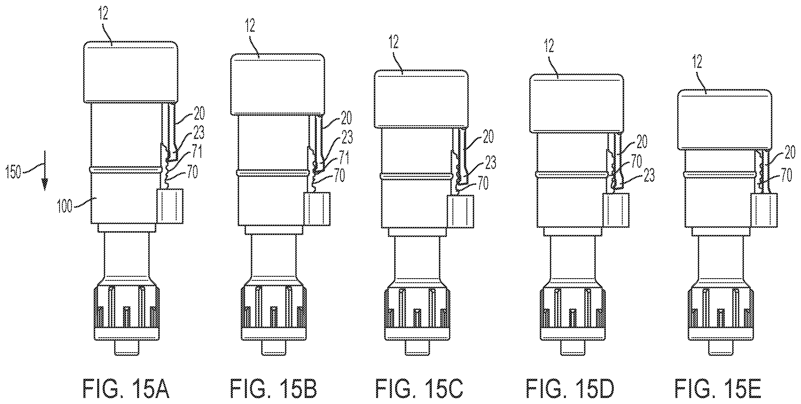 Patent US12569663 Figure 12 – Connector safety shield
