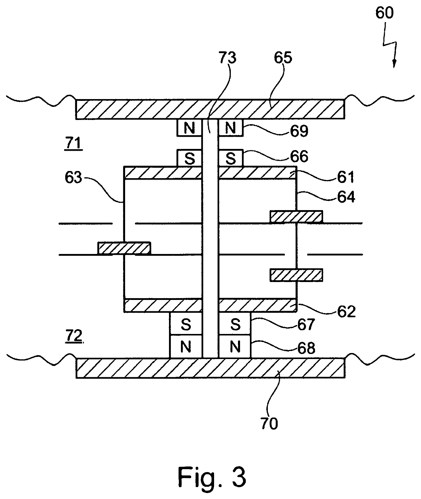 Patent US12569665 Figure 3 – Extracorporeal blood pump, heart-lung machine, method for operating an extracorporeal blood pump, and method for operating a heart-lung machine
