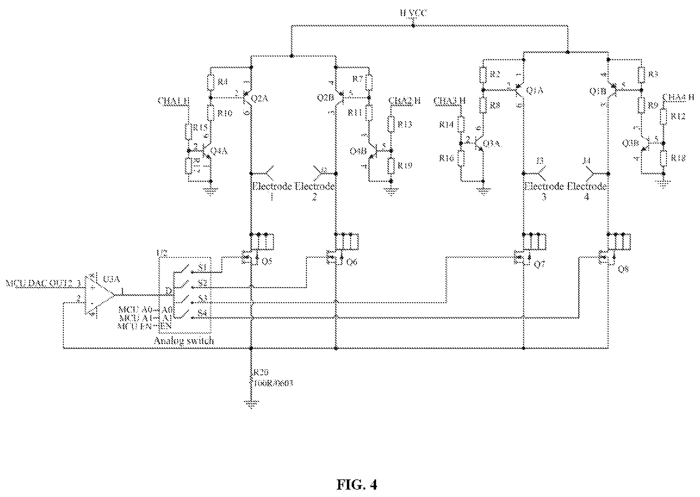 Patent US12569678 Figure 4 – Multi-electrode miniature electrical stimulation system and tremor relief wristband