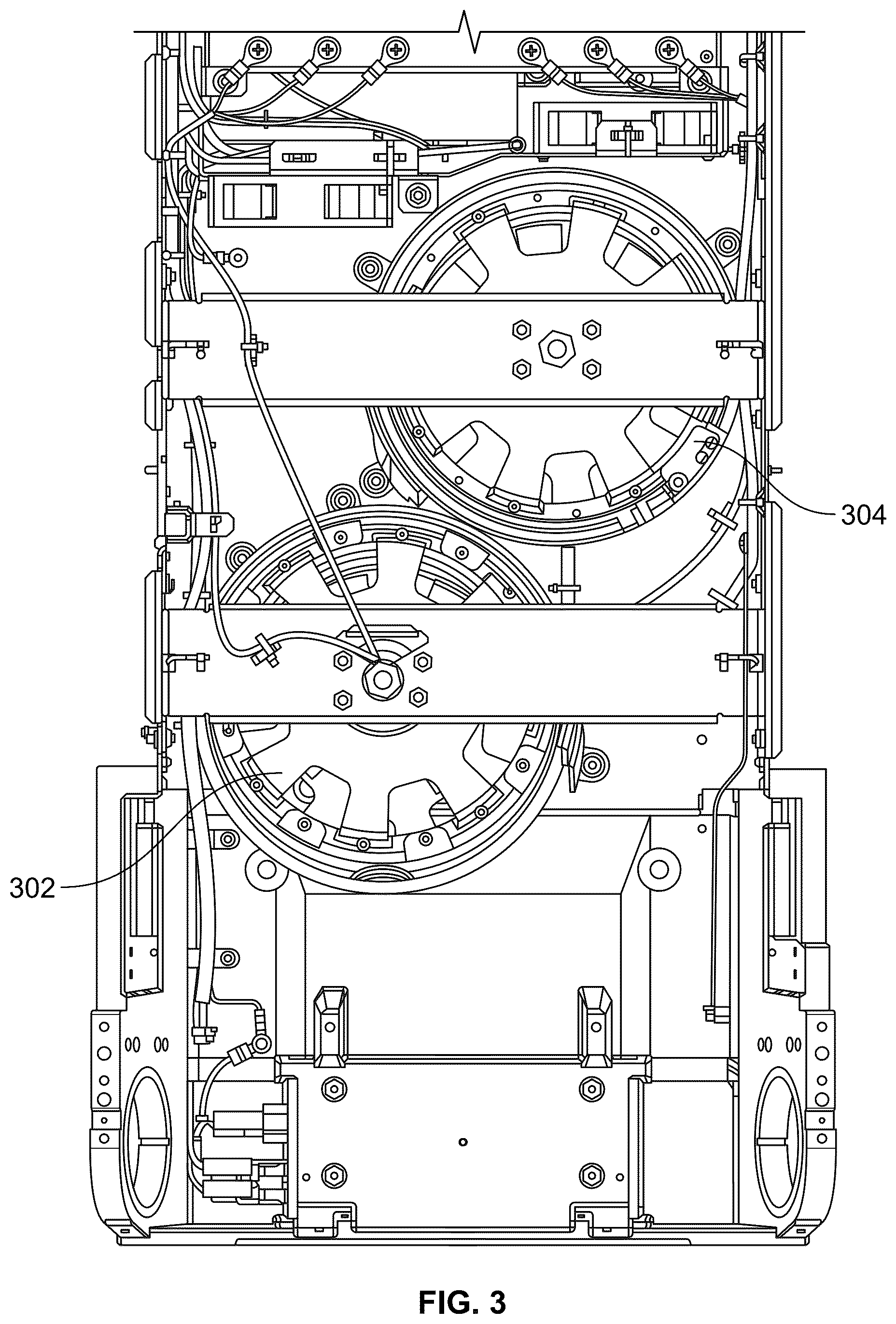 Patent US12569709 Figure 6 – Dual motor exercise machine