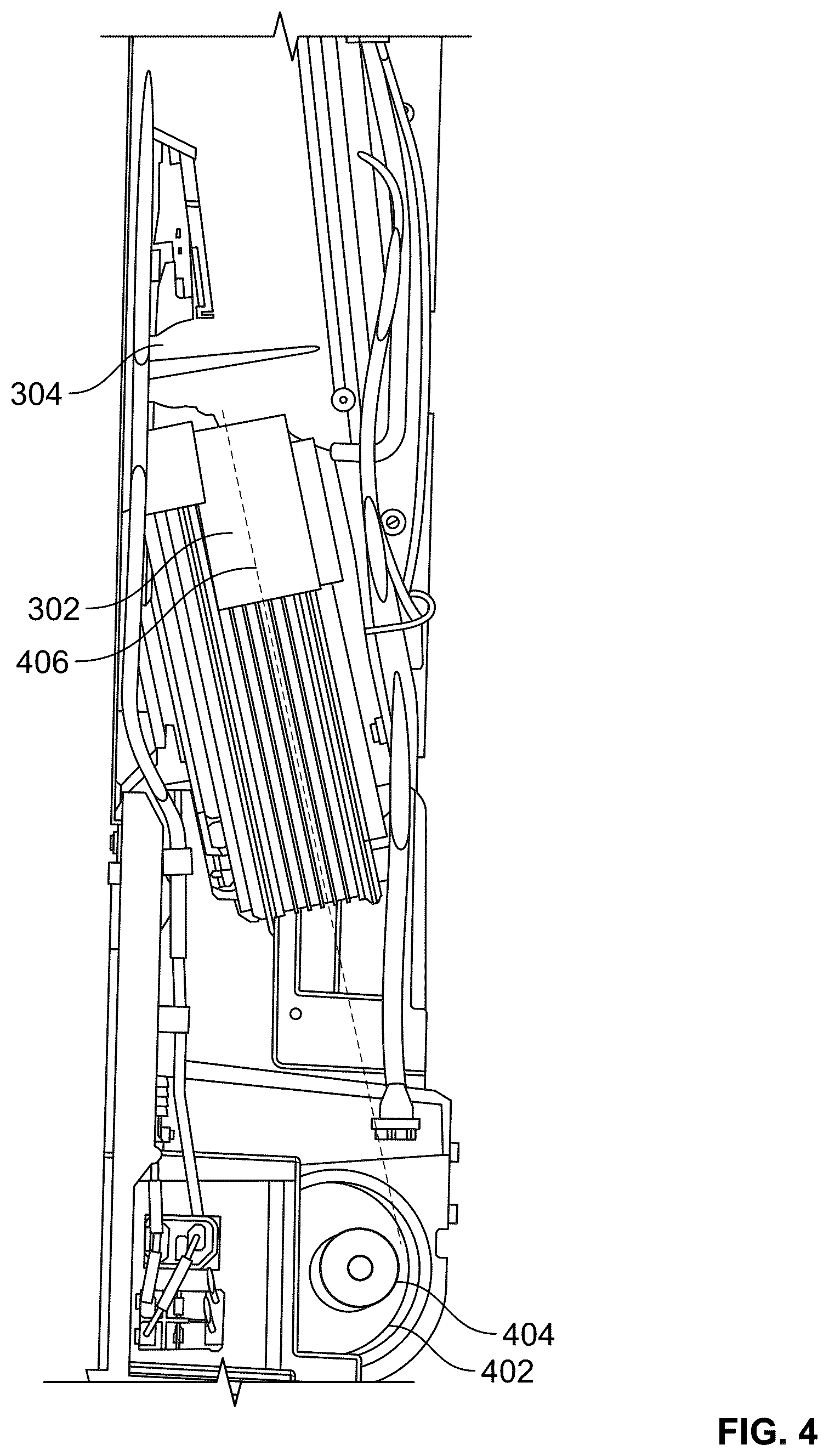Patent US12569709 Figure 7 – Dual motor exercise machine