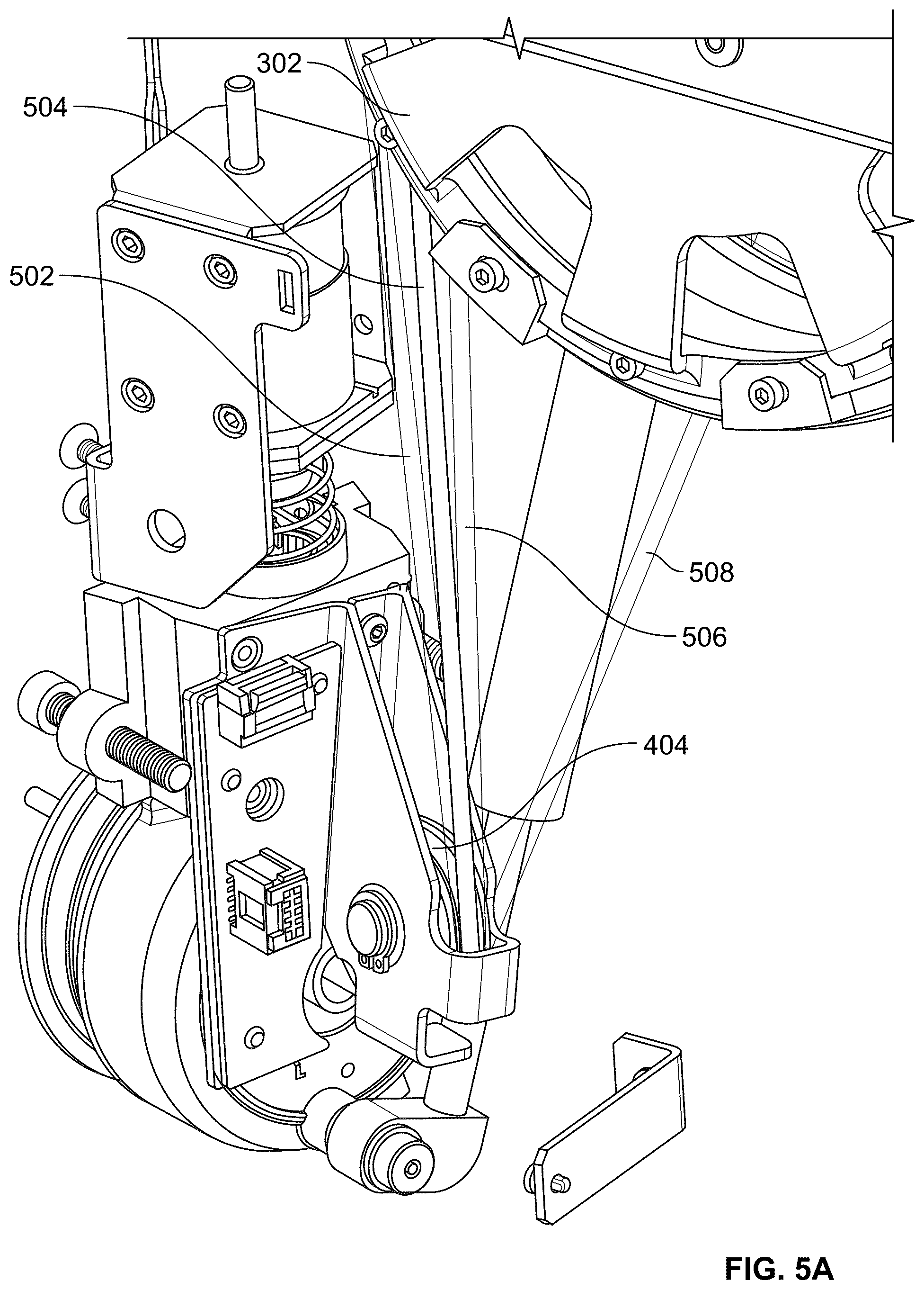 Patent US12569709 Figure 8 – Dual motor exercise machine