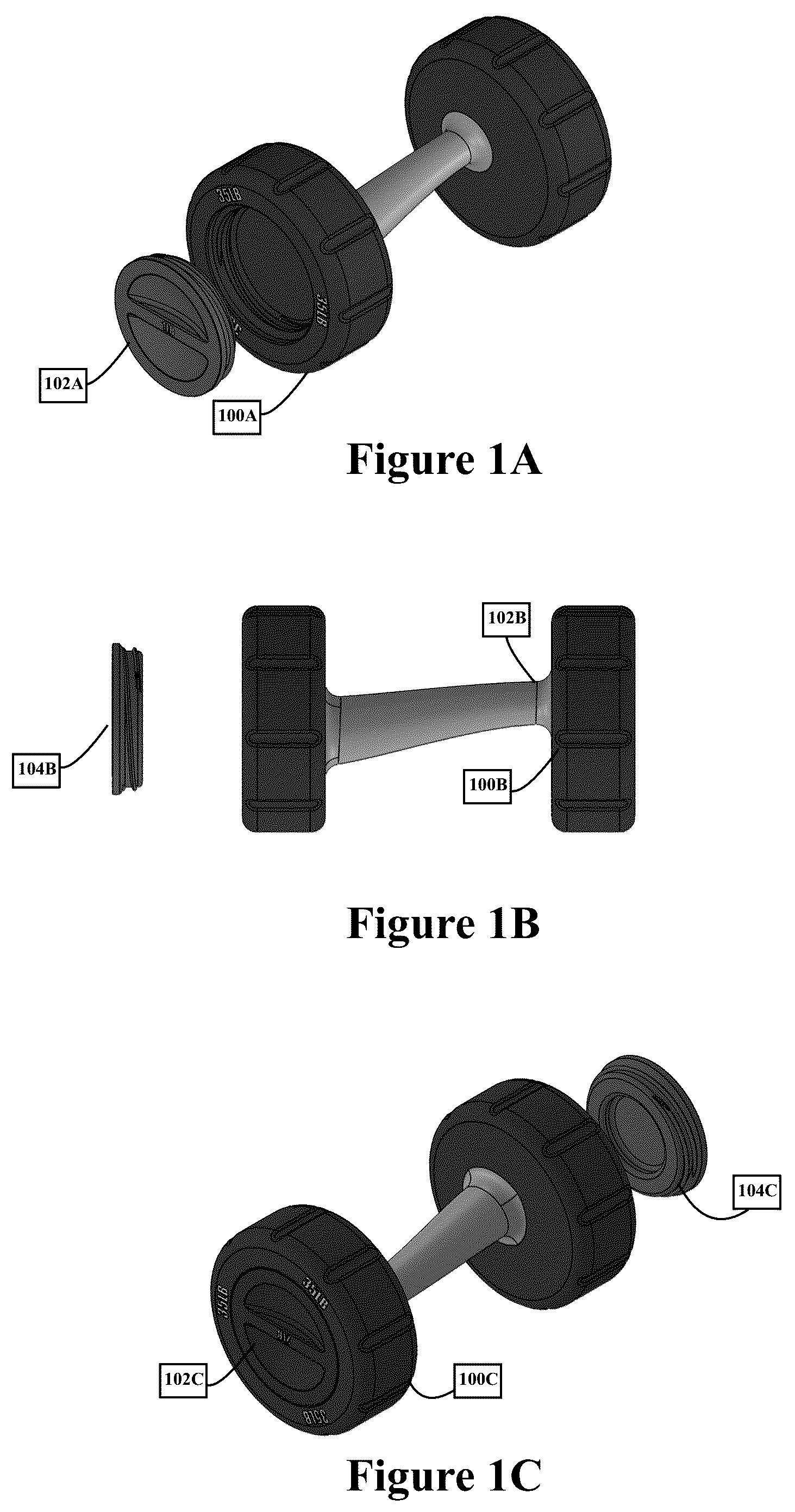 Patent US12569712 — Weight with incremental inserts — Figure 1