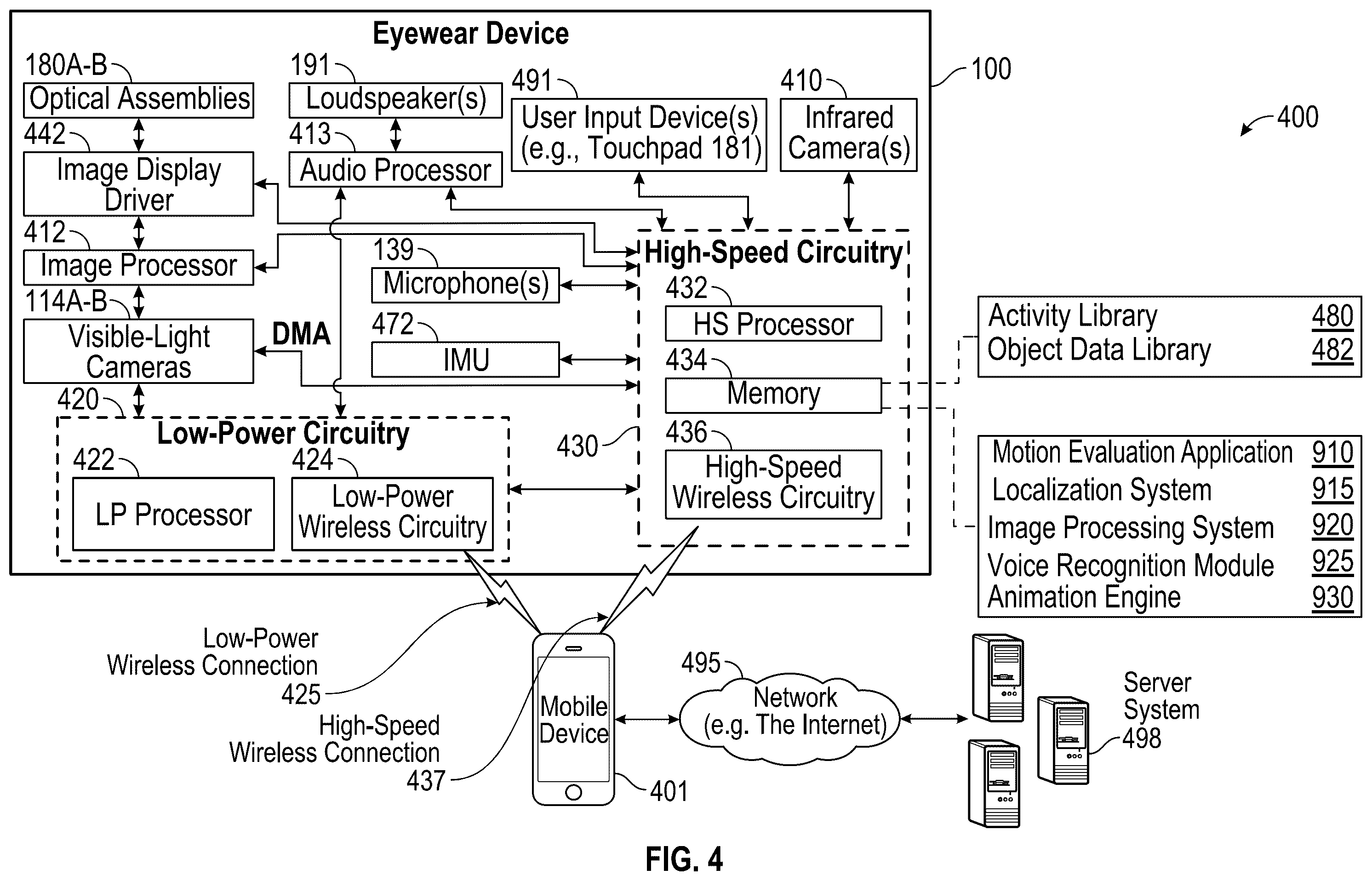 Patent US12569721 Figure 8 – Virtual evaluation tools for augmented reality exercise experiences