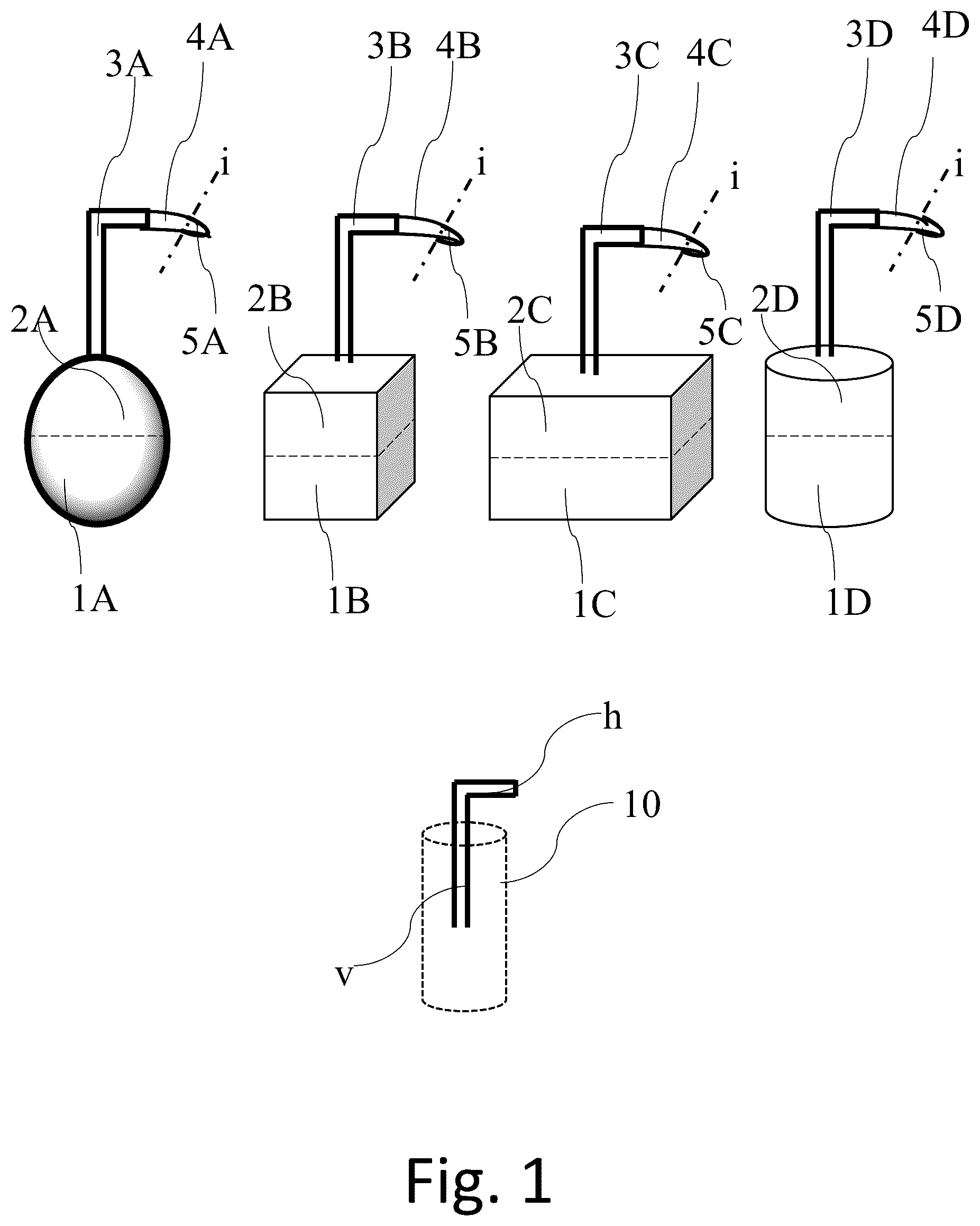 Patent US12569724 Figure 1 – Paddle-mounted hook apparatus for retrieving pickleballs