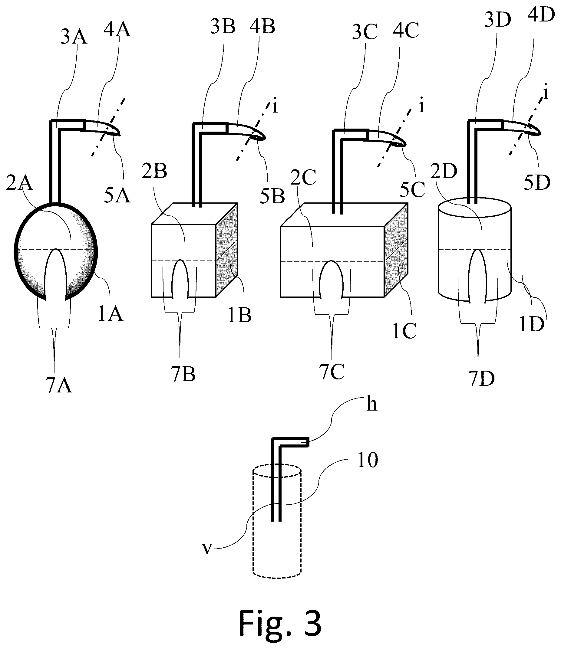 Patent US12569724 Figure 3 – Paddle-mounted hook apparatus for retrieving pickleballs