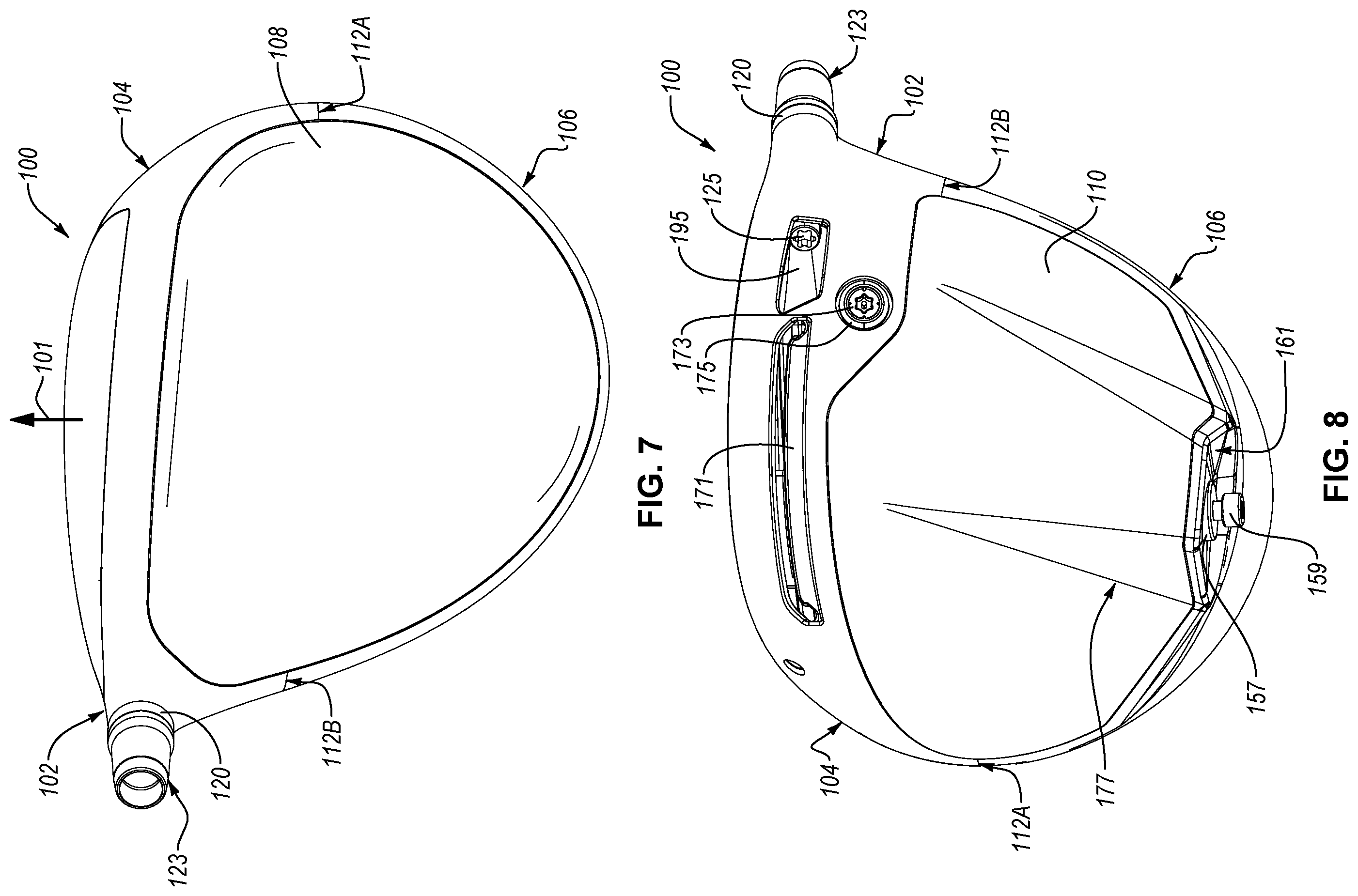 Patent US12569727 Figure 4 – Multi-piece golf club head