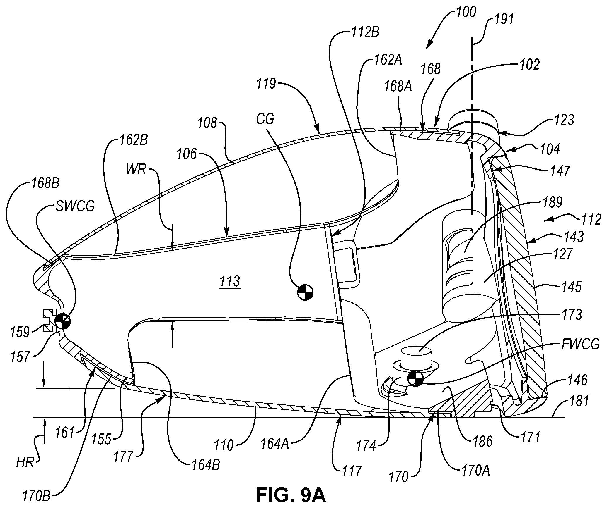 Patent US12569727 Figure 5 – Multi-piece golf club head