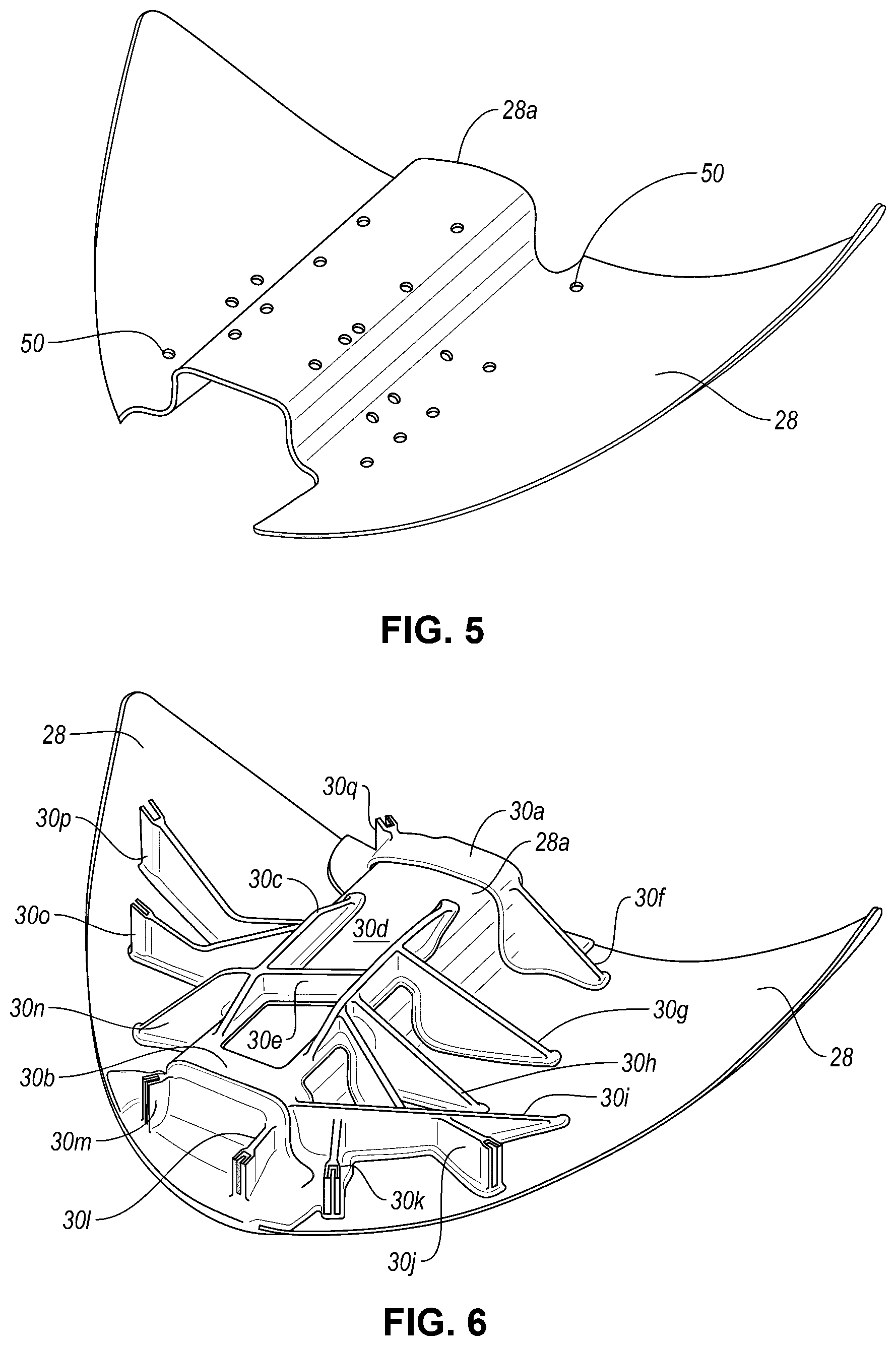 Patent US12569728 Figure 4 – Golf club including composite material with color coated fibers and methods of making the same