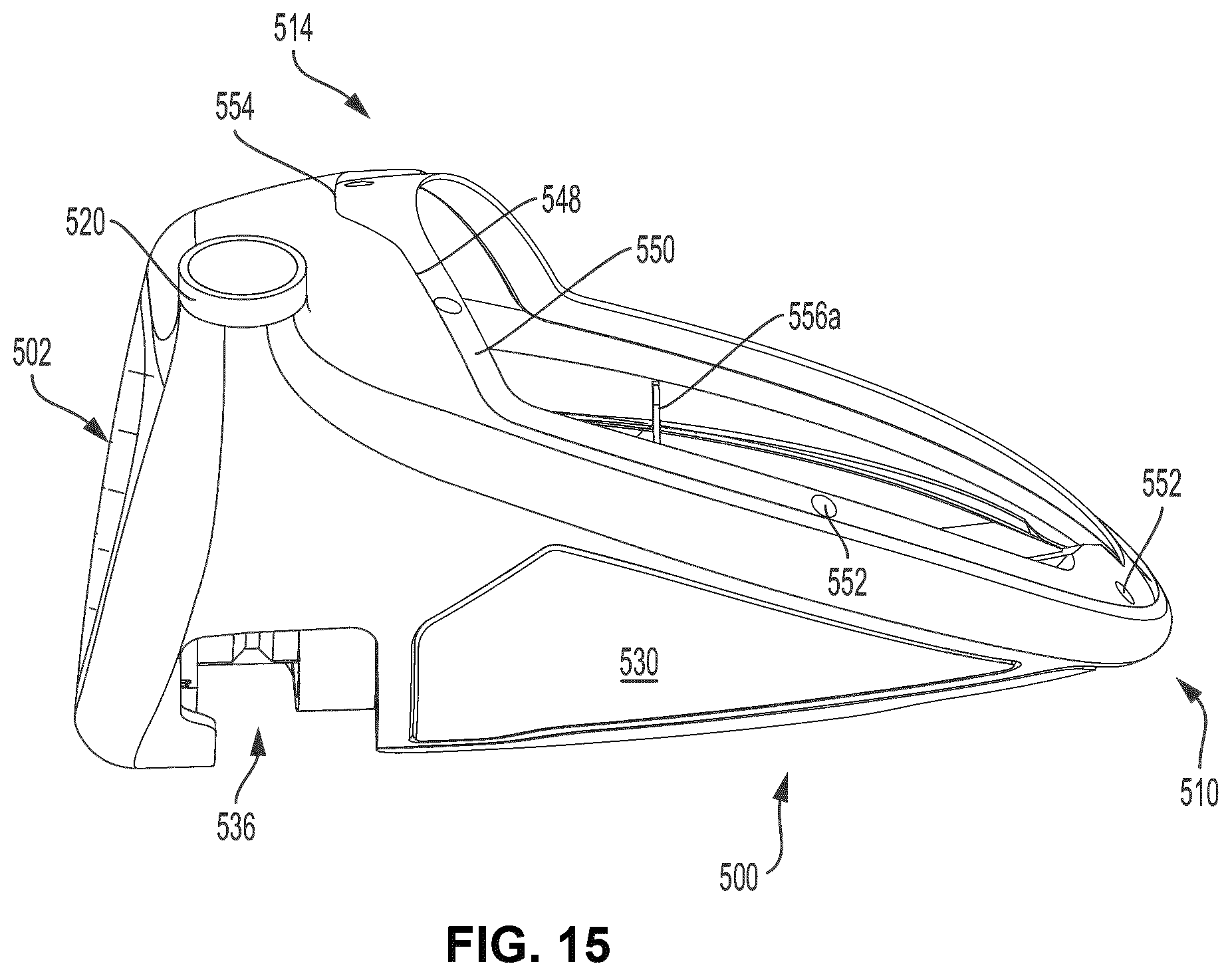 Patent US12569728 Figure 12 – Golf club including composite material with color coated fibers and methods of making the same