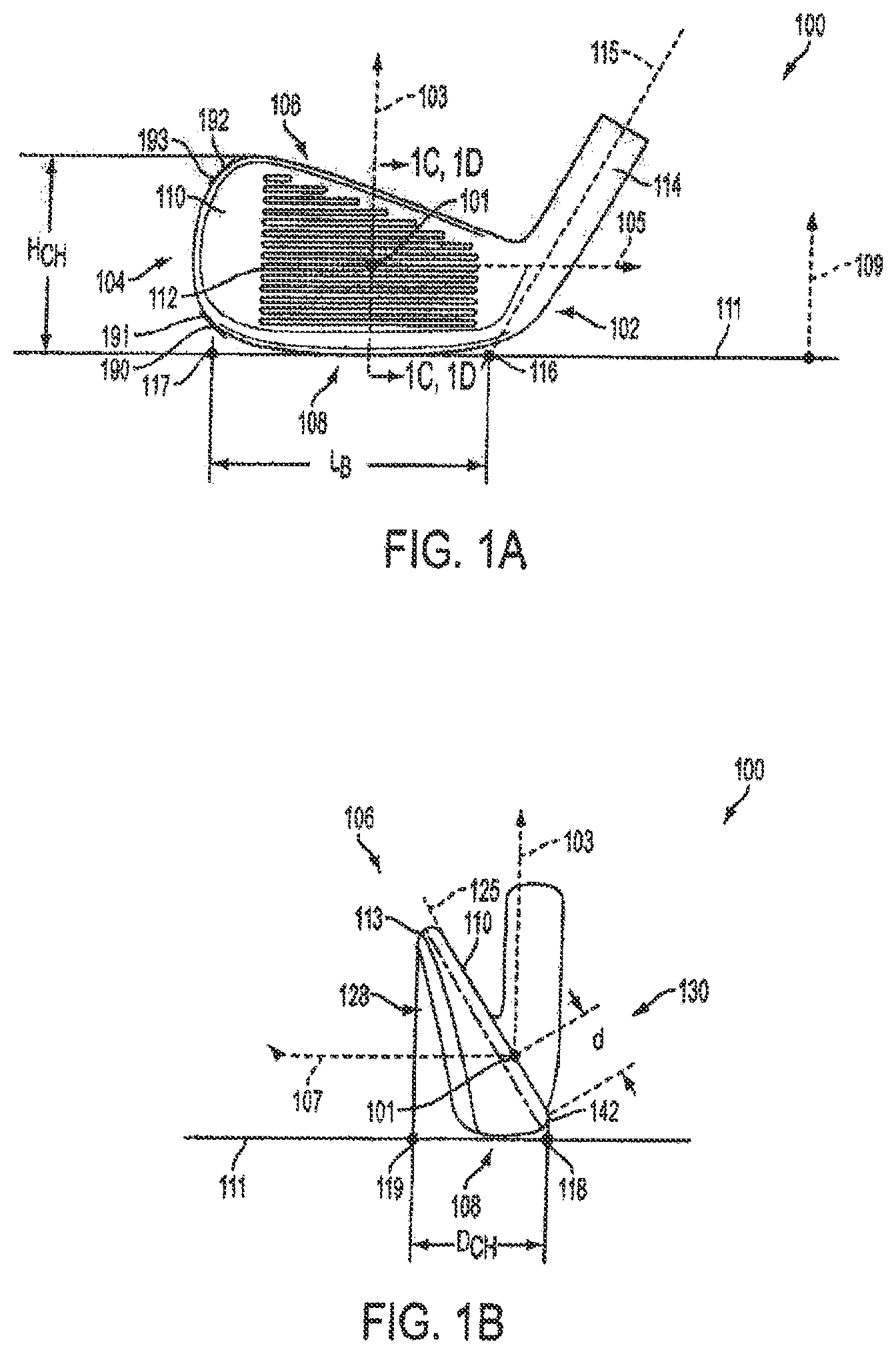 Patent US12569729 Figure 1 – Golf club