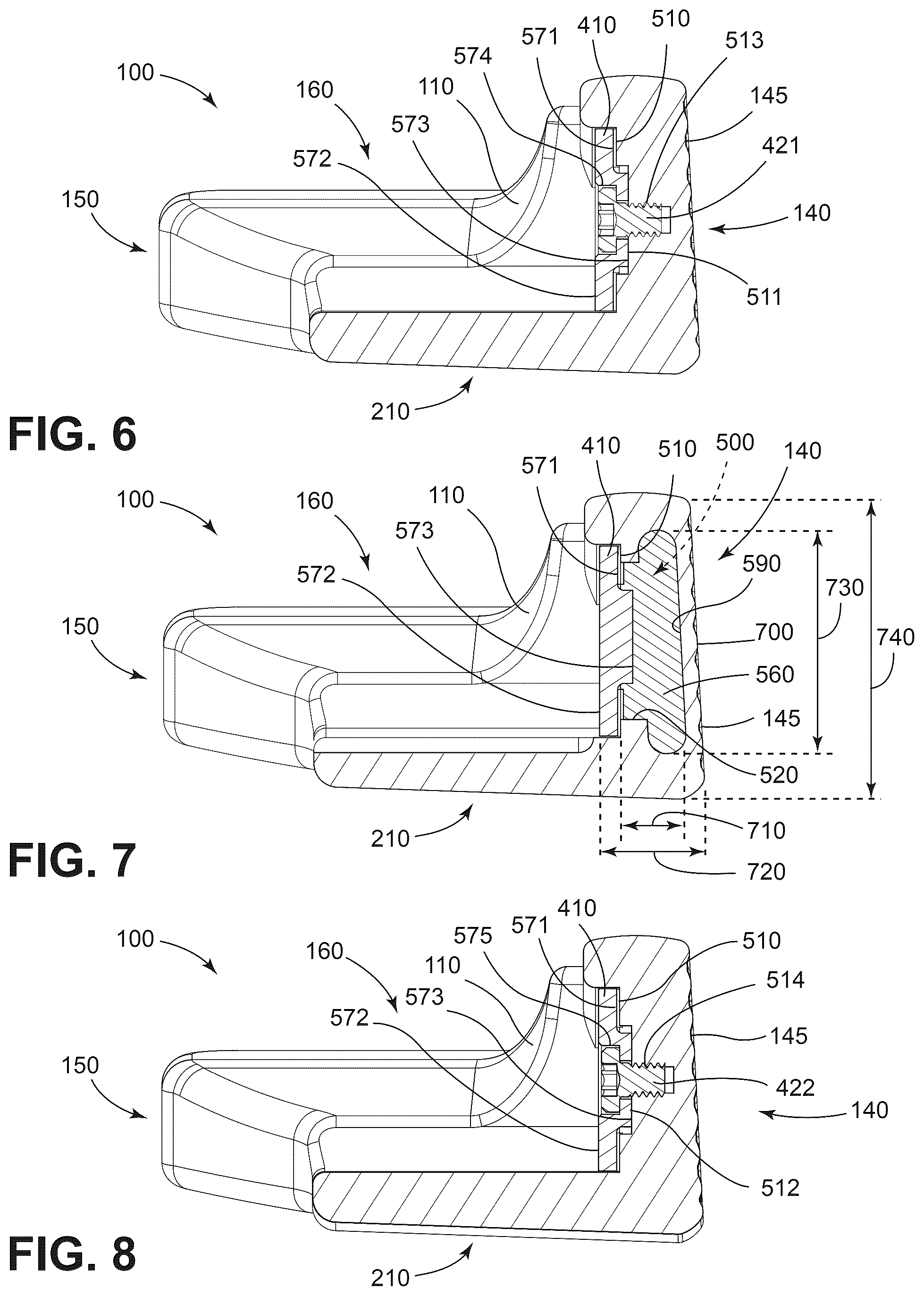 Patent US12569732 Figure 4 – Golf club heads and methods to manufacture golf club heads