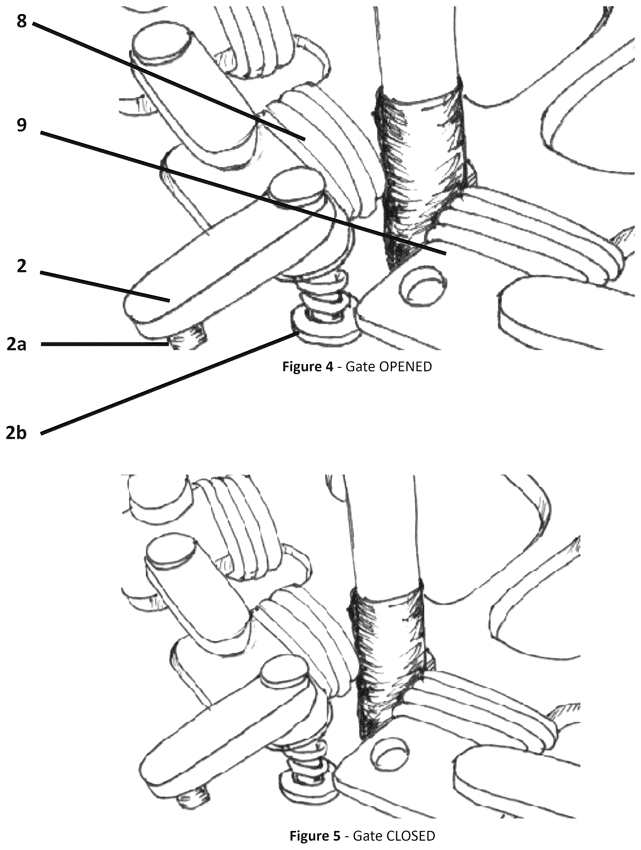 Patent US12569733 Figure 3 – Club rack for golf cart bag
