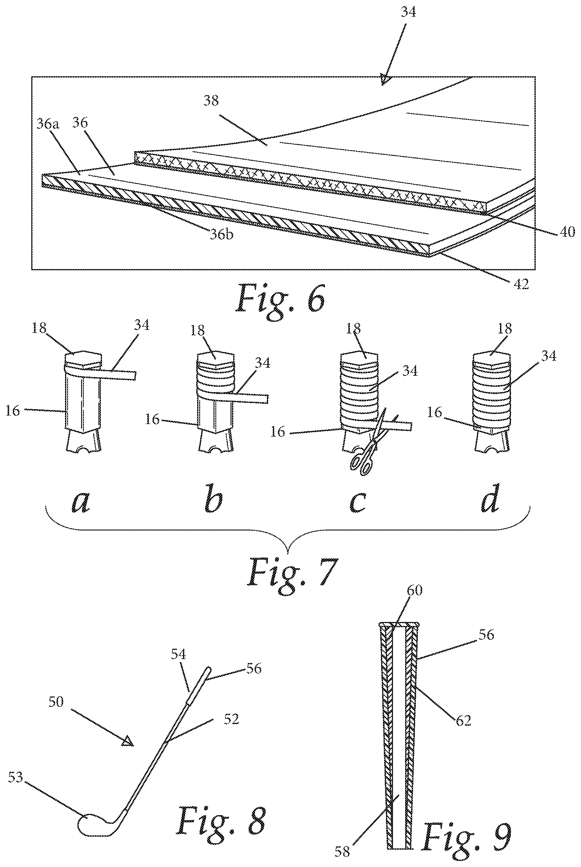 Patent US12569735 Figure 3 – Dampeners for sporting equipment and sporting equipment including the same