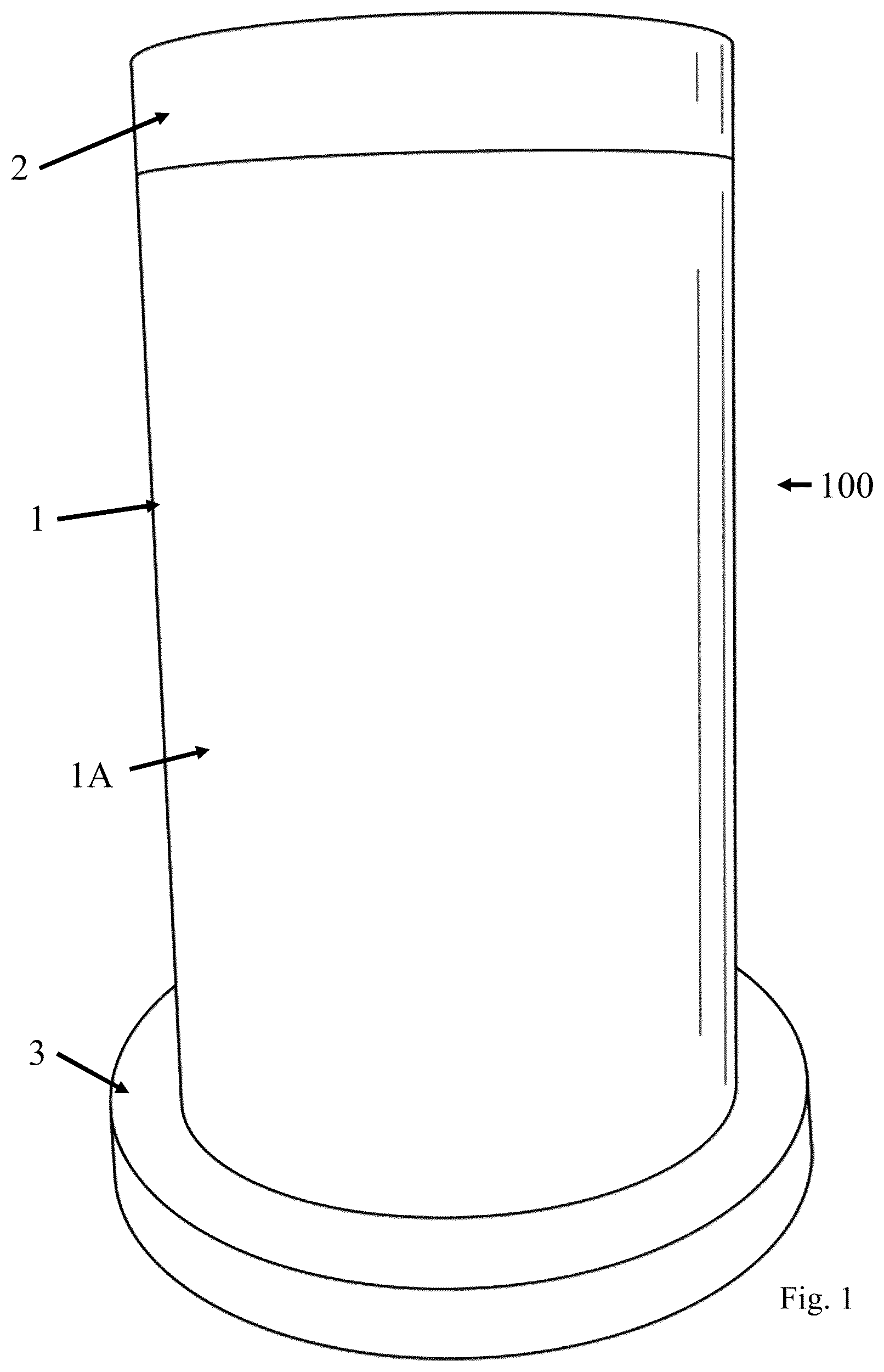 Patent US12569736 Figure 1 – Apparatus for storing a bat