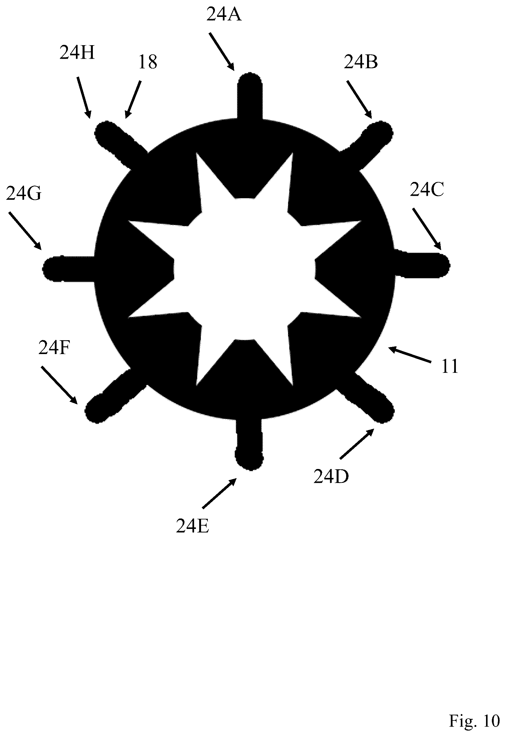 Patent US12569736 Figure 10 – Apparatus for storing a bat