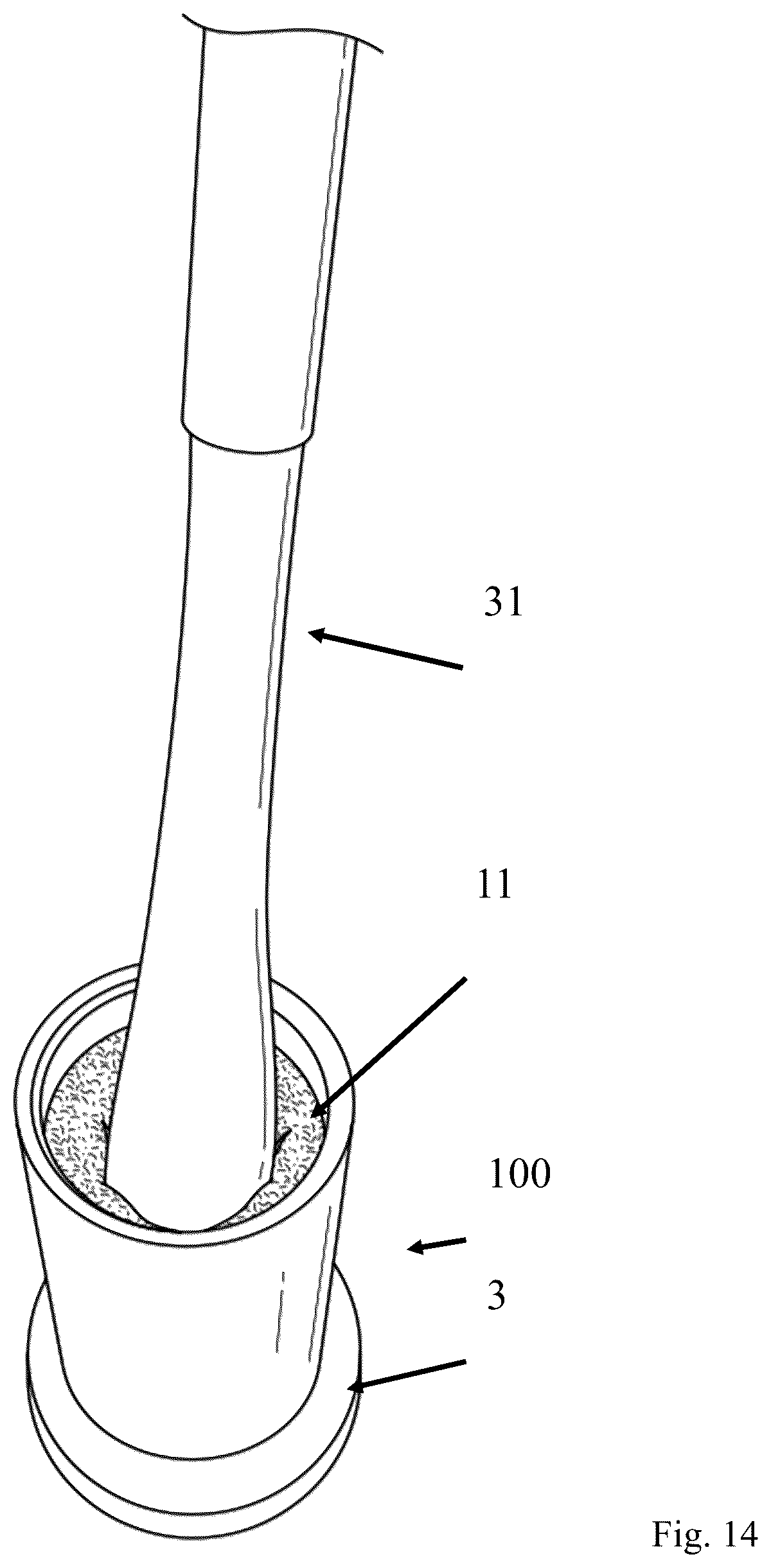 Patent US12569736 Figure 14 – Apparatus for storing a bat