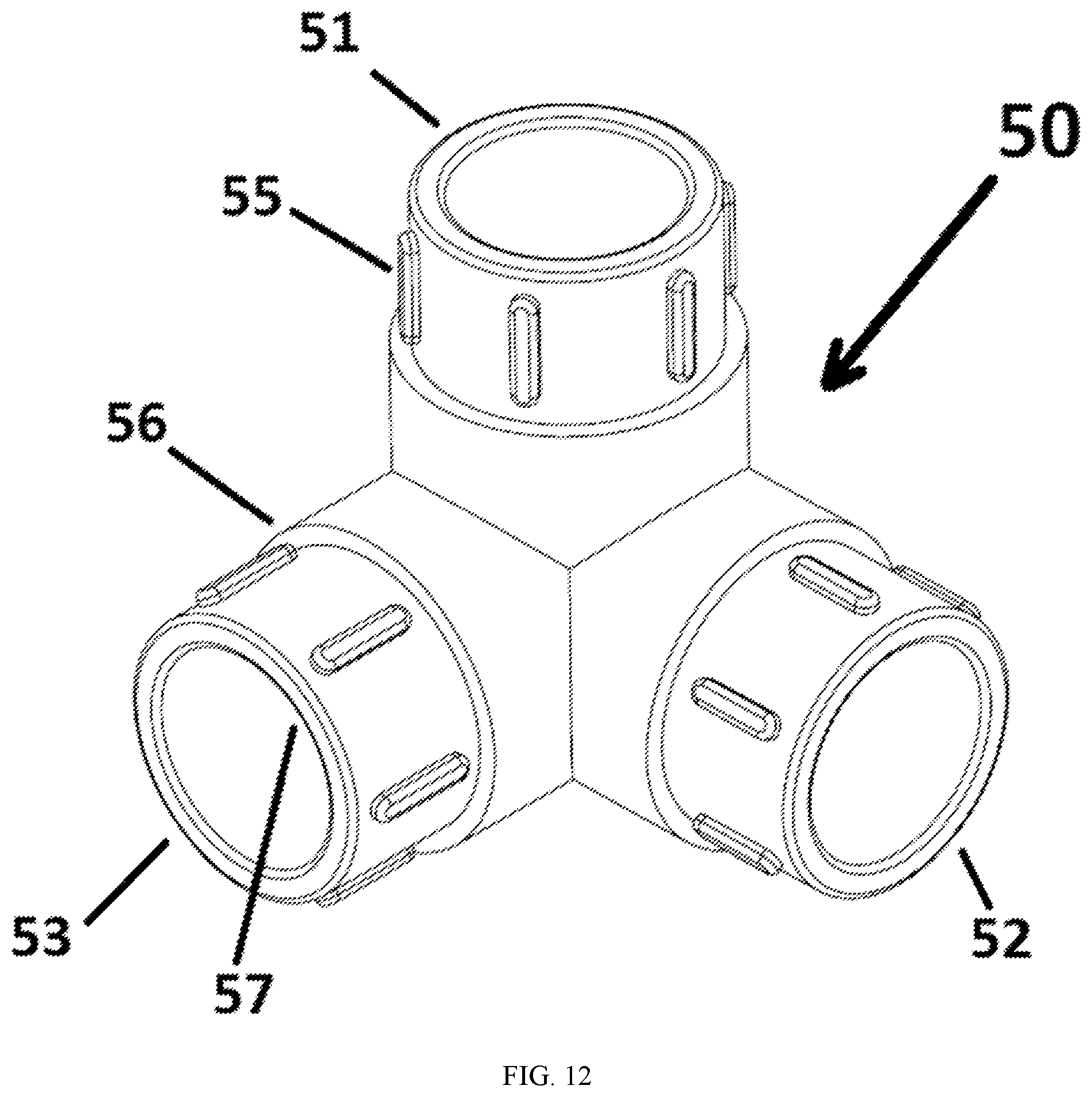 Patent US12569738 Figure 10 – Portable goal for playing a game