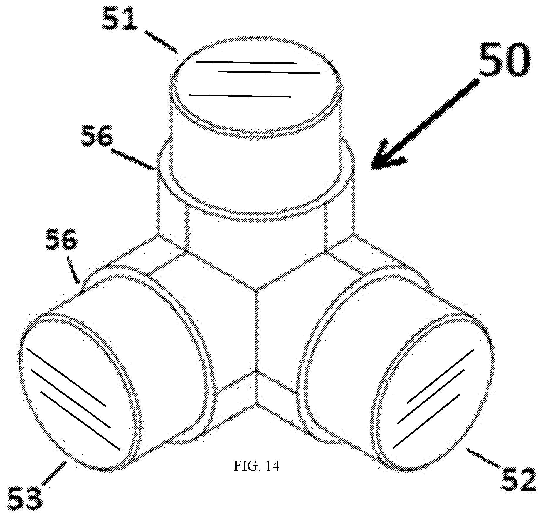 Patent US12569738 Figure 12 – Portable goal for playing a game