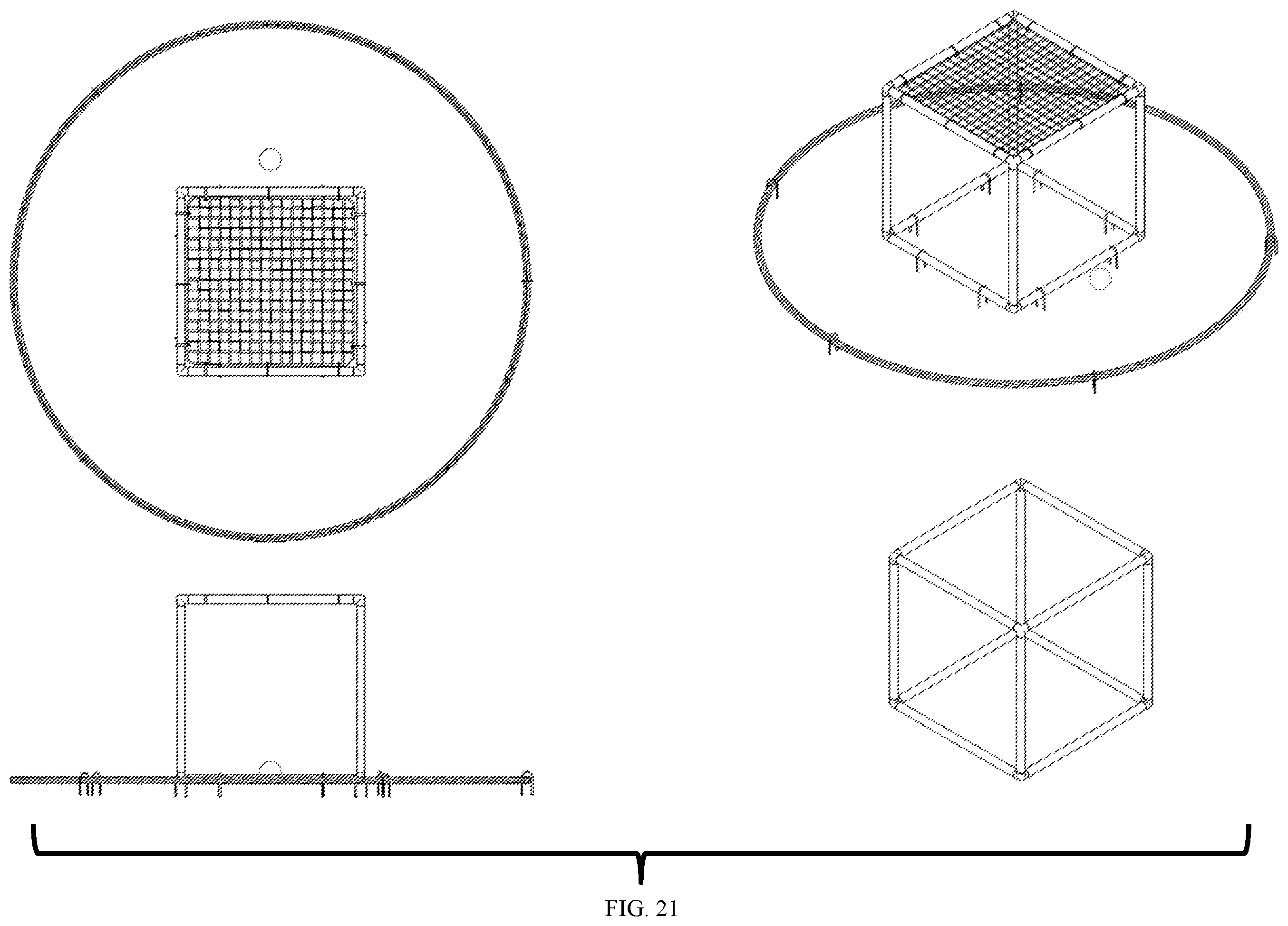 Patent US12569738 Figure 19 – Portable goal for playing a game