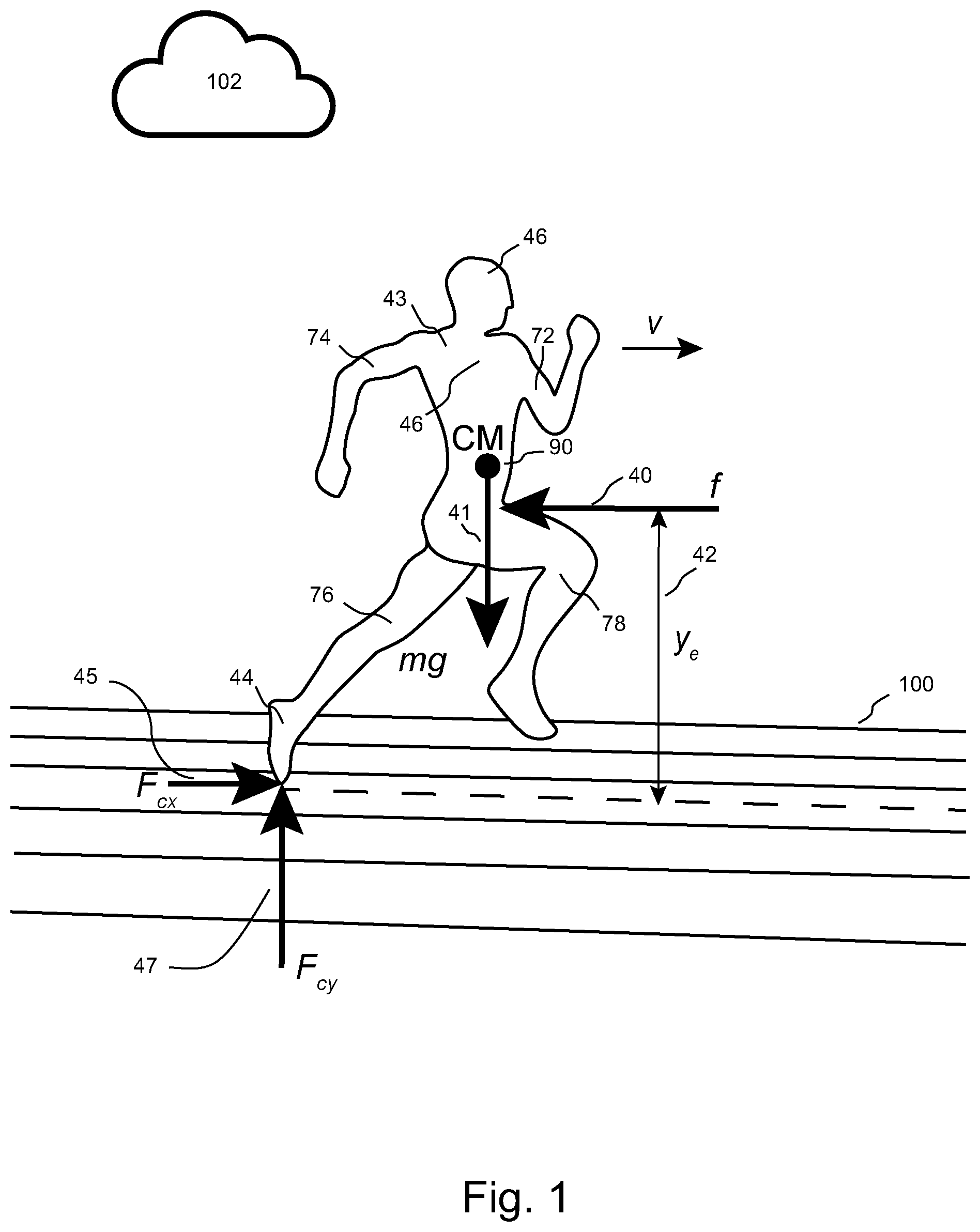 Patent US12569740 Figure 1 – System and method for determining the maximum running speed of a runner and uses thereof