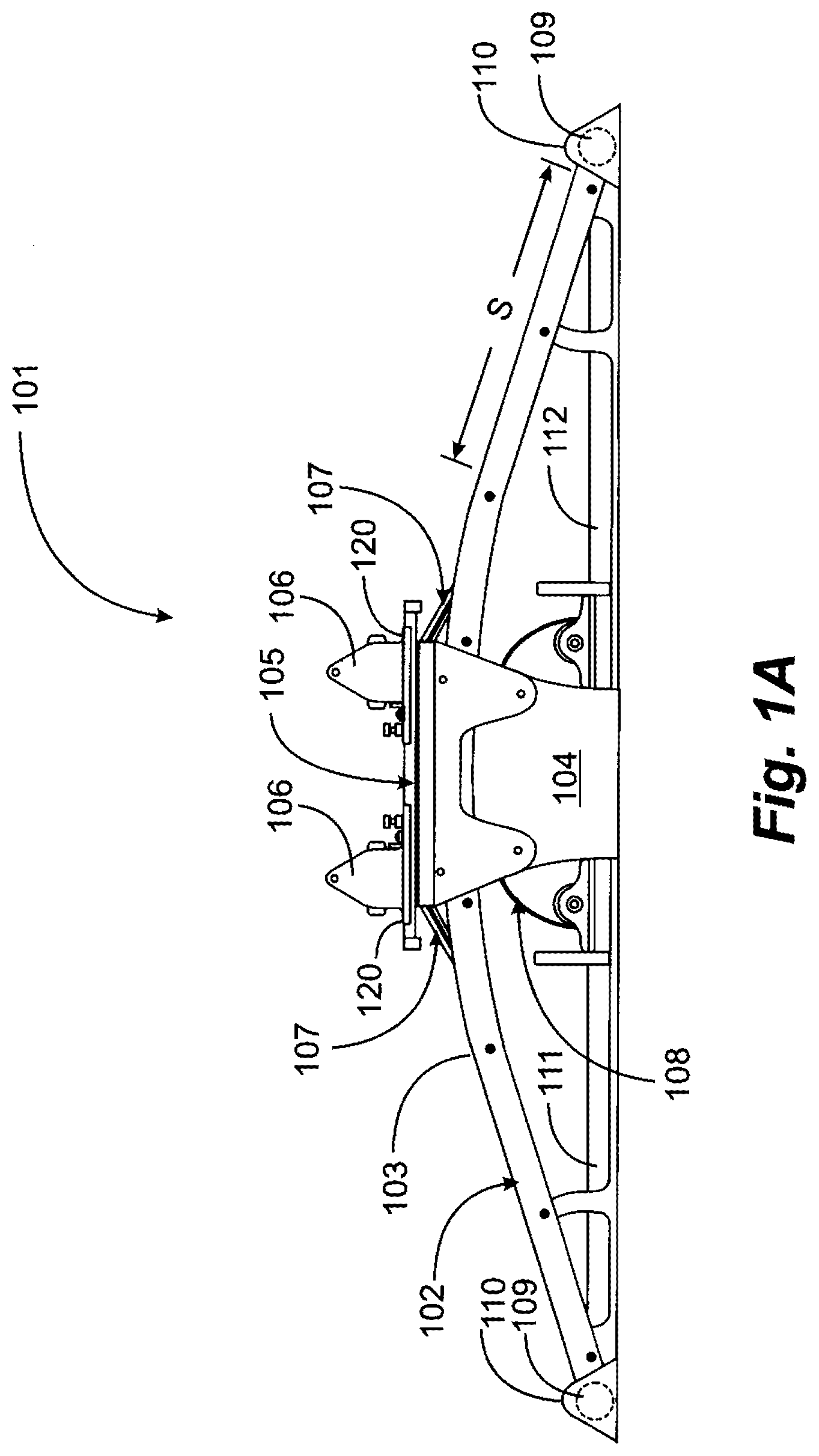 Patent US12569742 Figure 1 – Ski exercising apparatus
