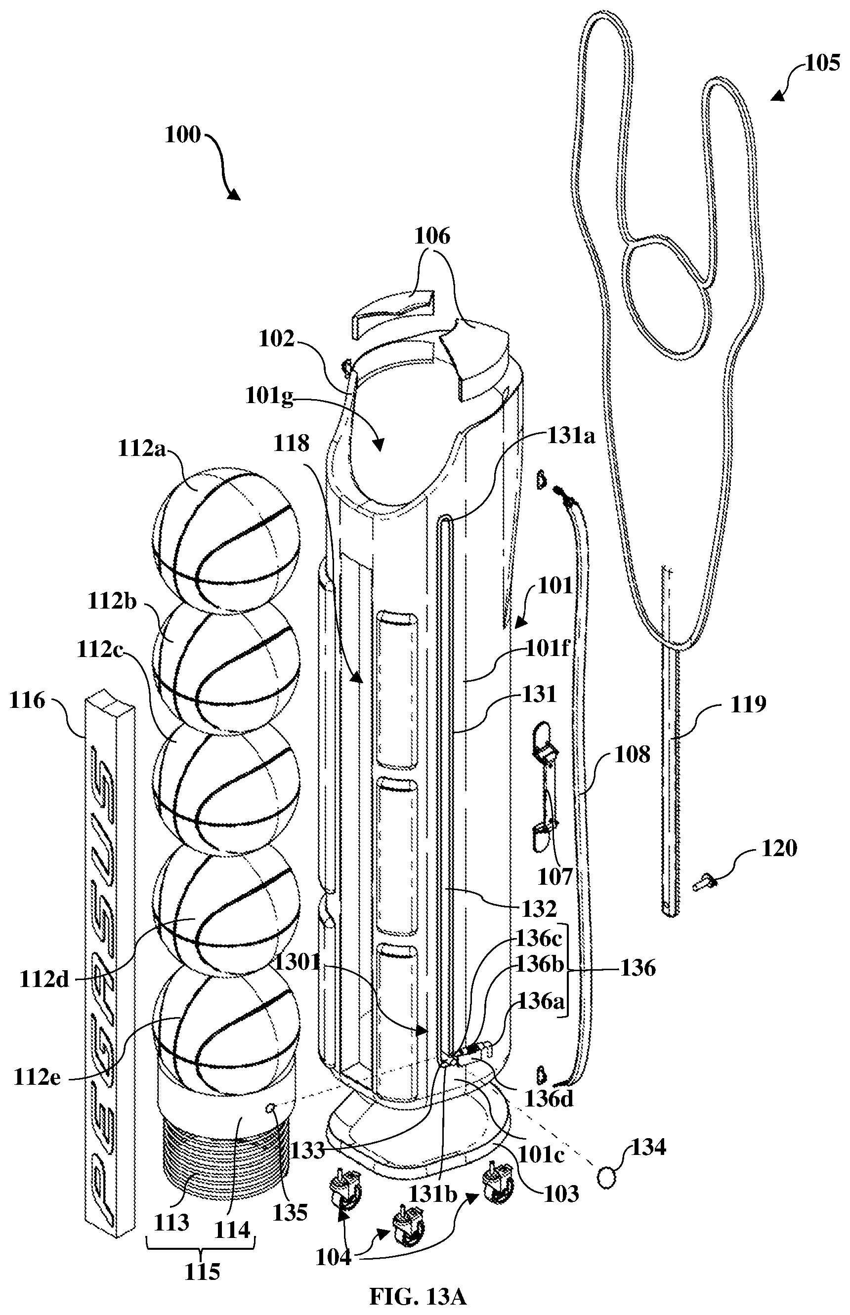 Patent US12569743 Figure 17 – Portable sports rack and delivery system
