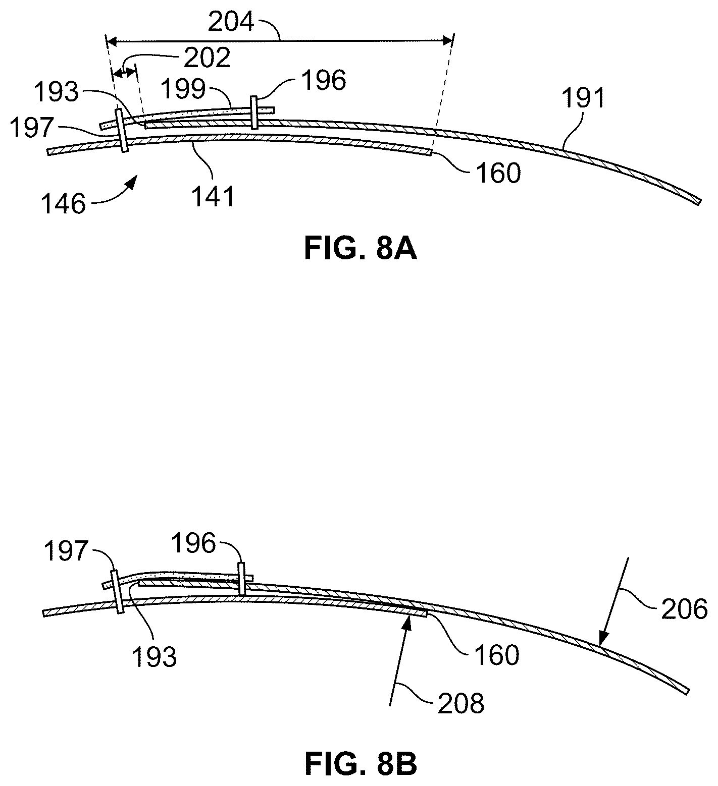 Patent US12569746 Figure 8 – Shoulder pad system with configurable cushion members