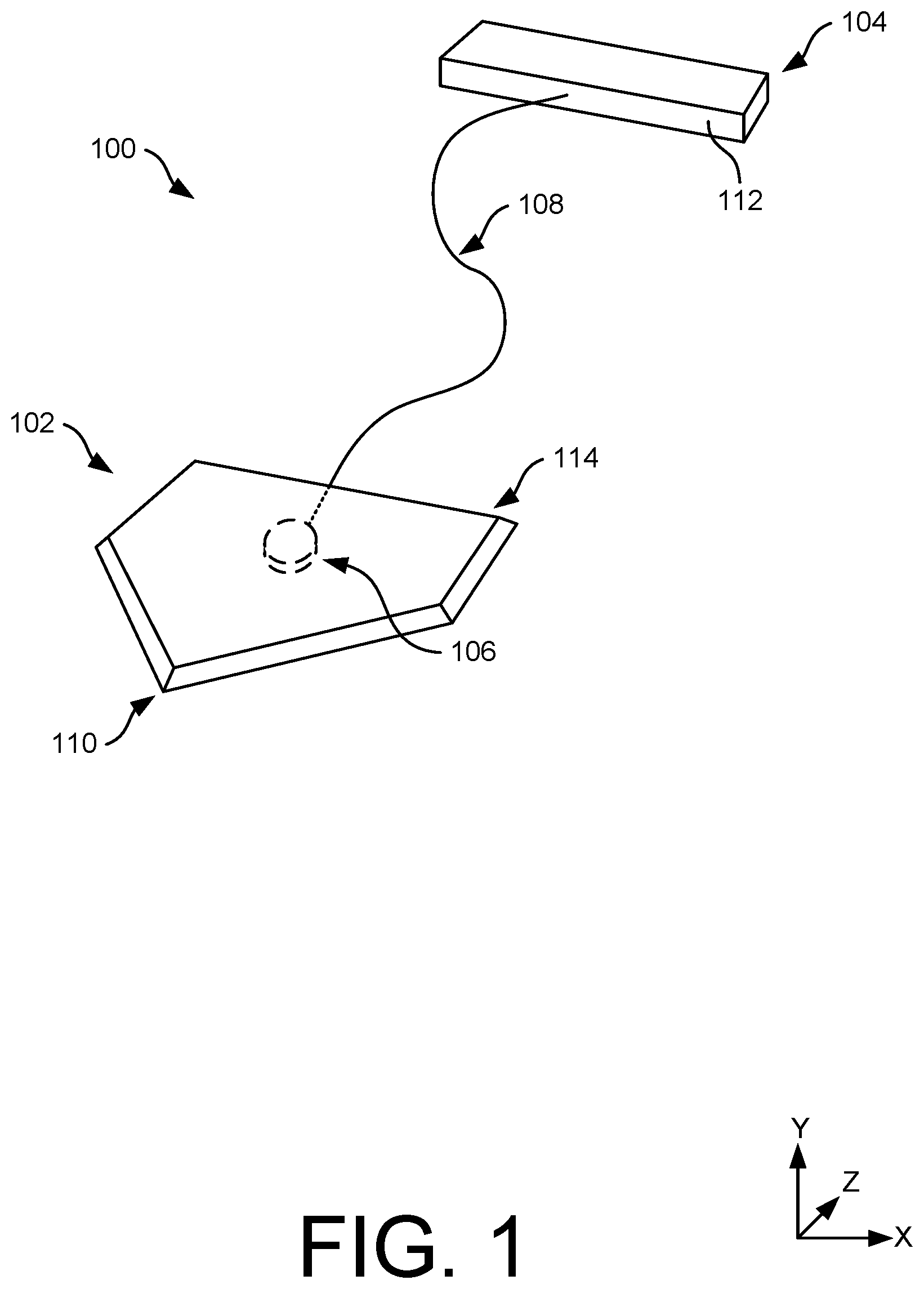 Patent US12569747 Figure 1 – System for setting up pitching distance