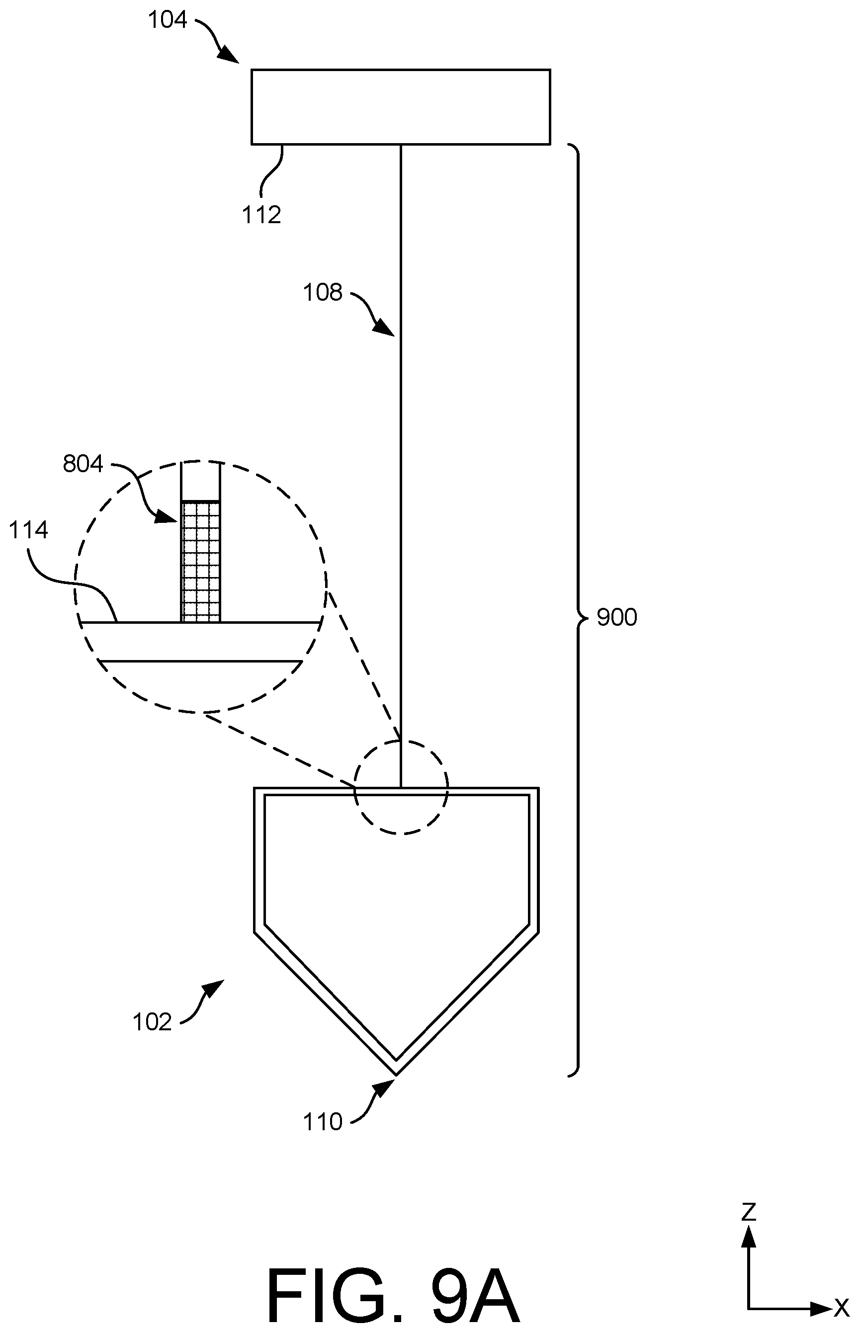 Patent US12569747 Figure 9 – System for setting up pitching distance
