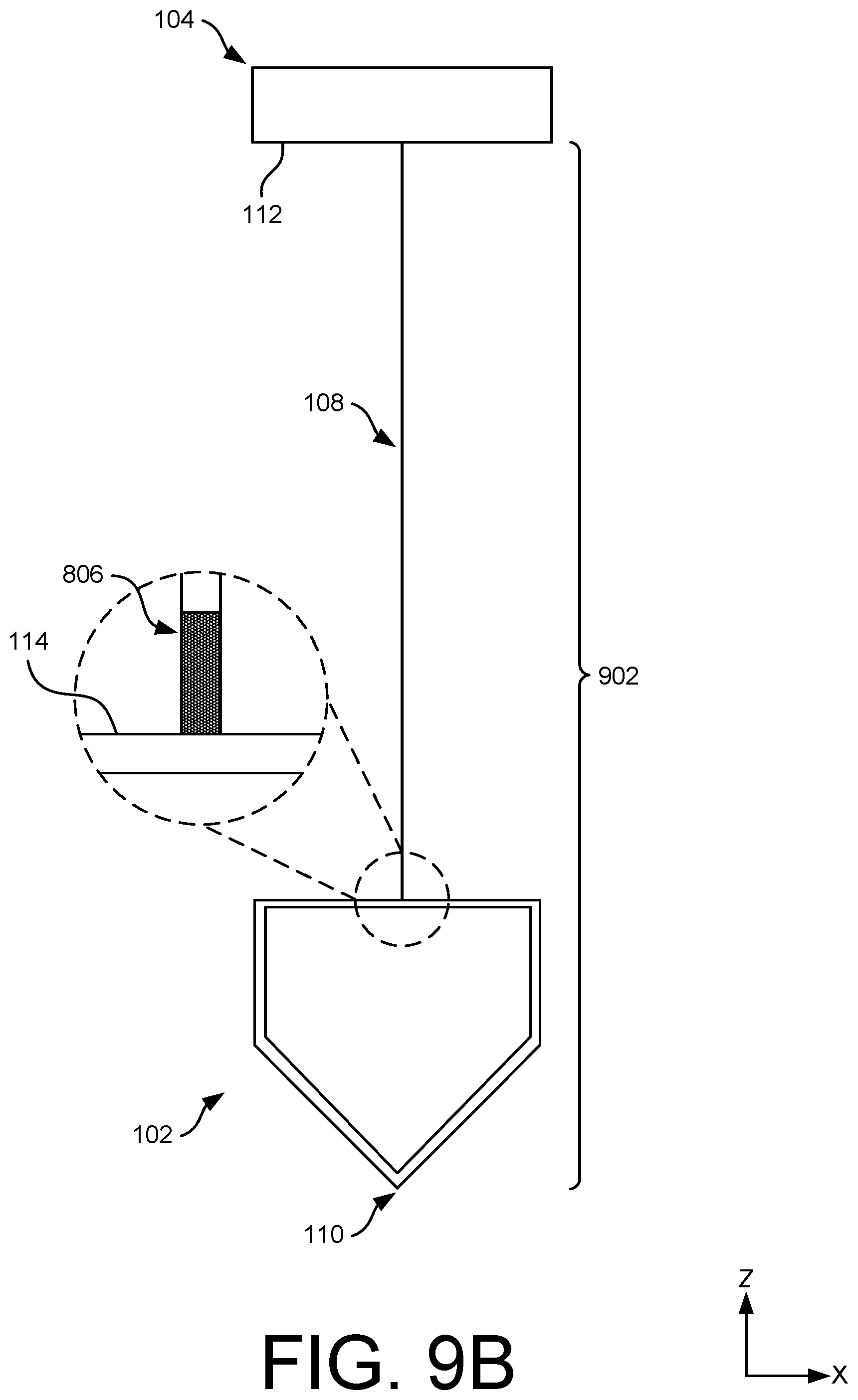 Patent US12569747 Figure 10 – System for setting up pitching distance