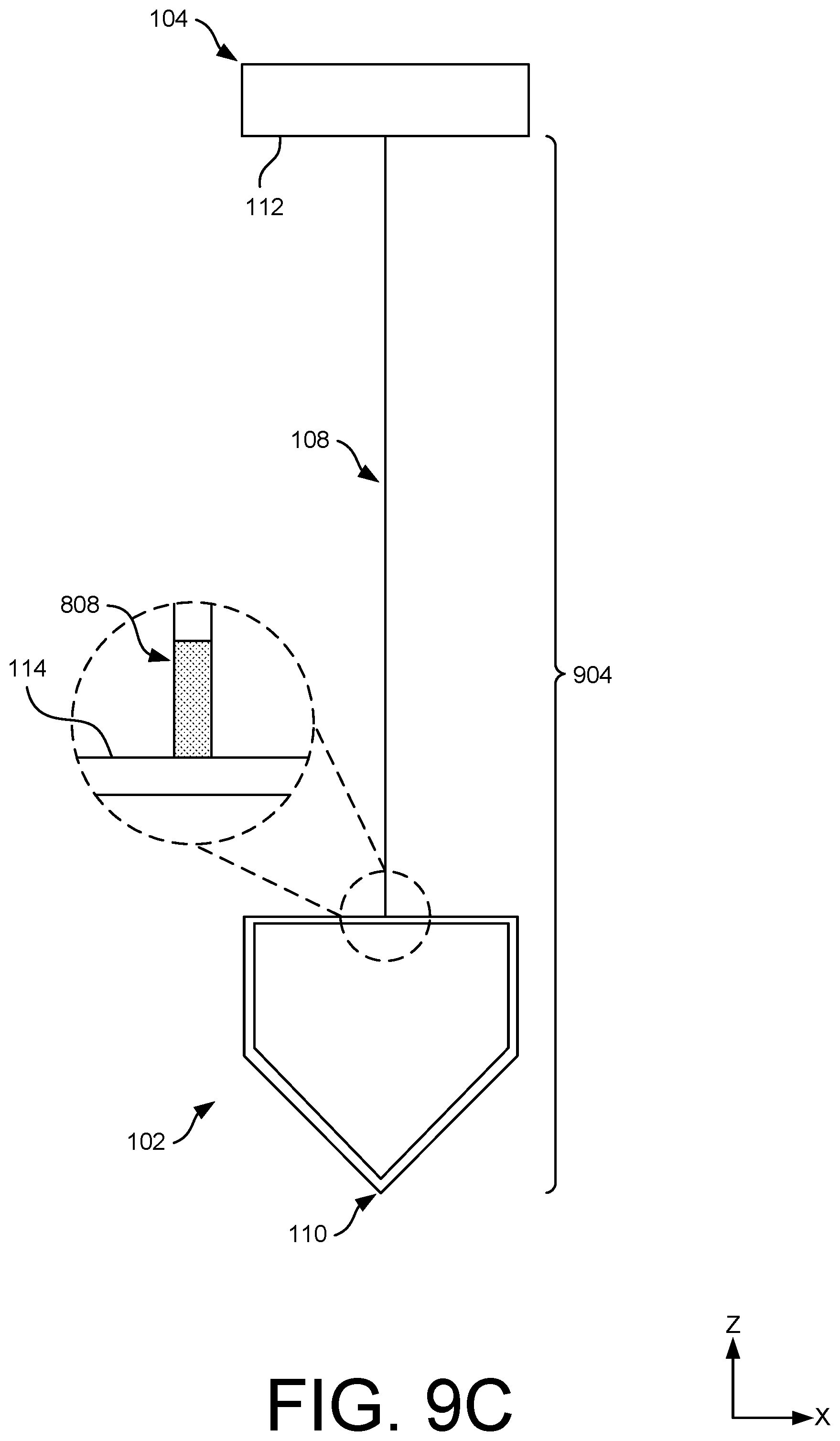 Patent US12569747 Figure 11 – System for setting up pitching distance