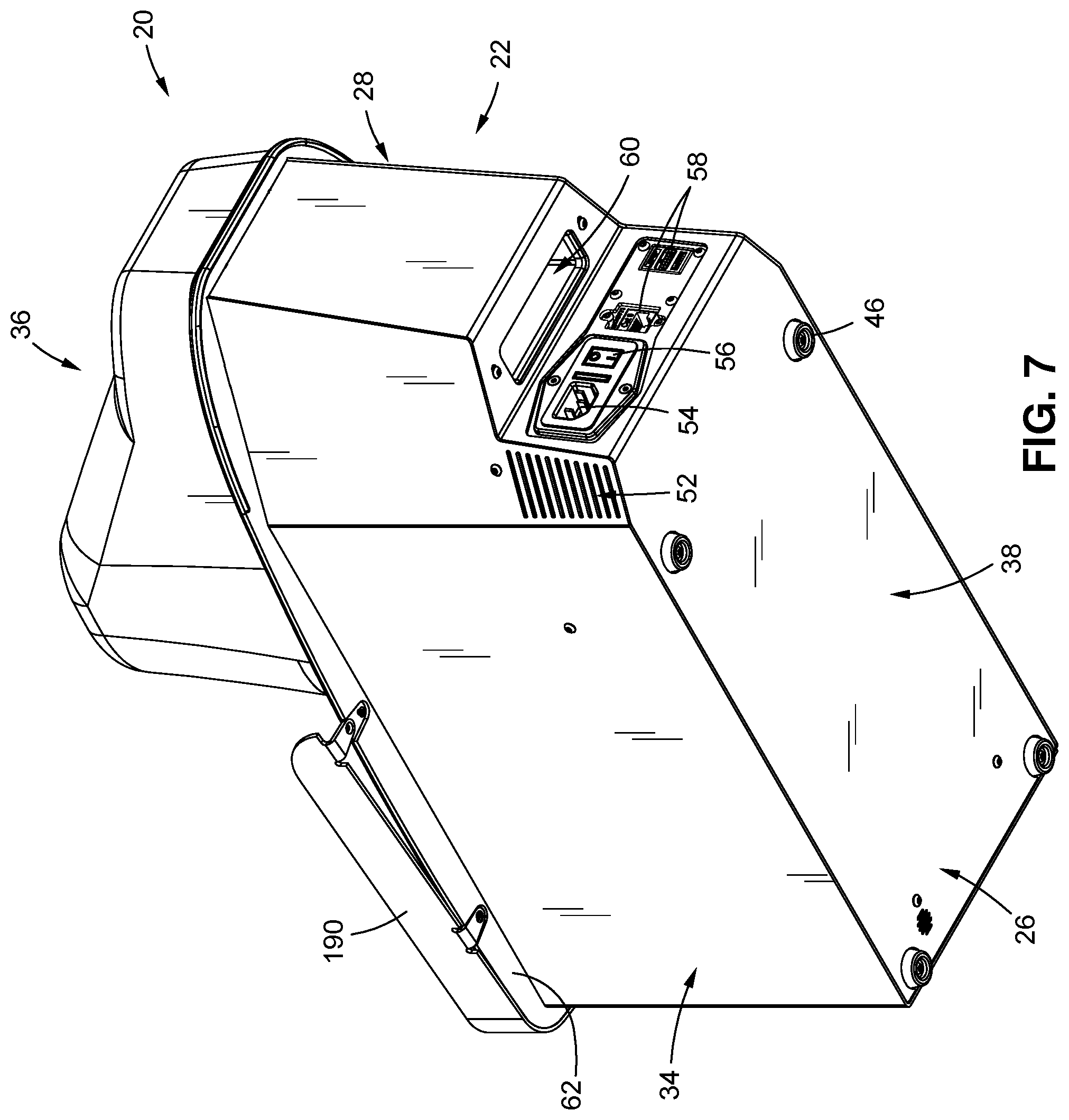 Patent US12569748 Figure 6 – Hand-forming card shuffler