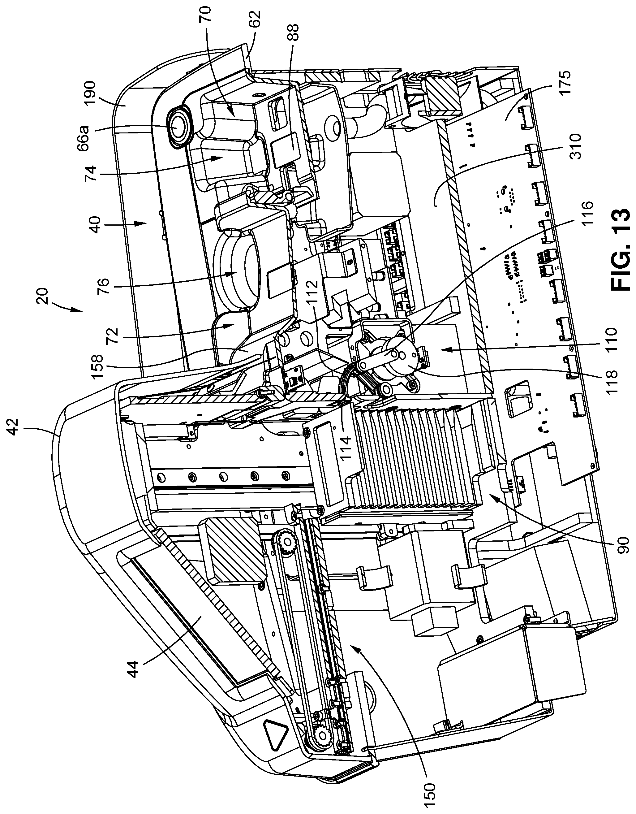 Patent US12569748 Figure 15 – Hand-forming card shuffler