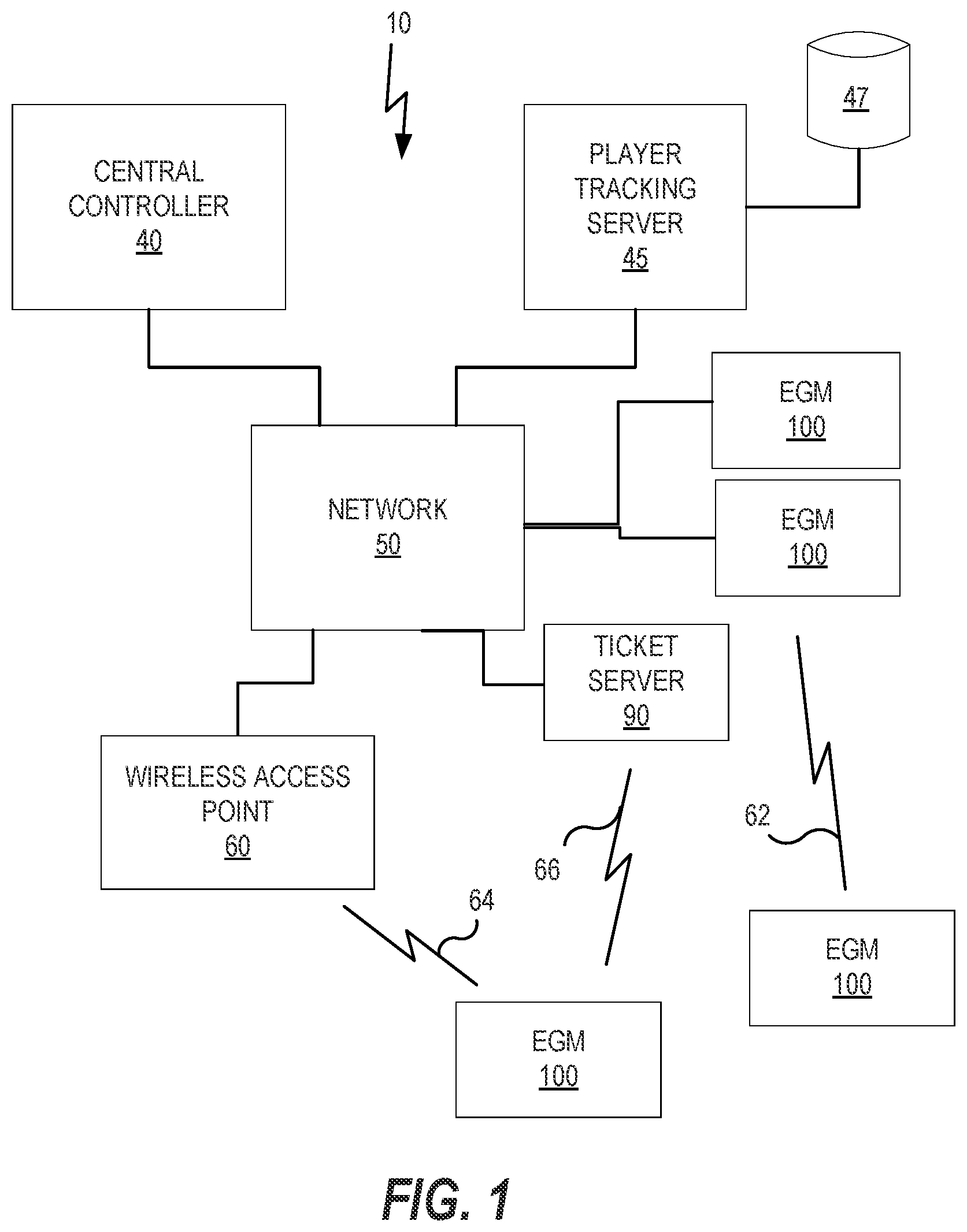 Patent US12569749 Figure 1 – Electronic die shaker device