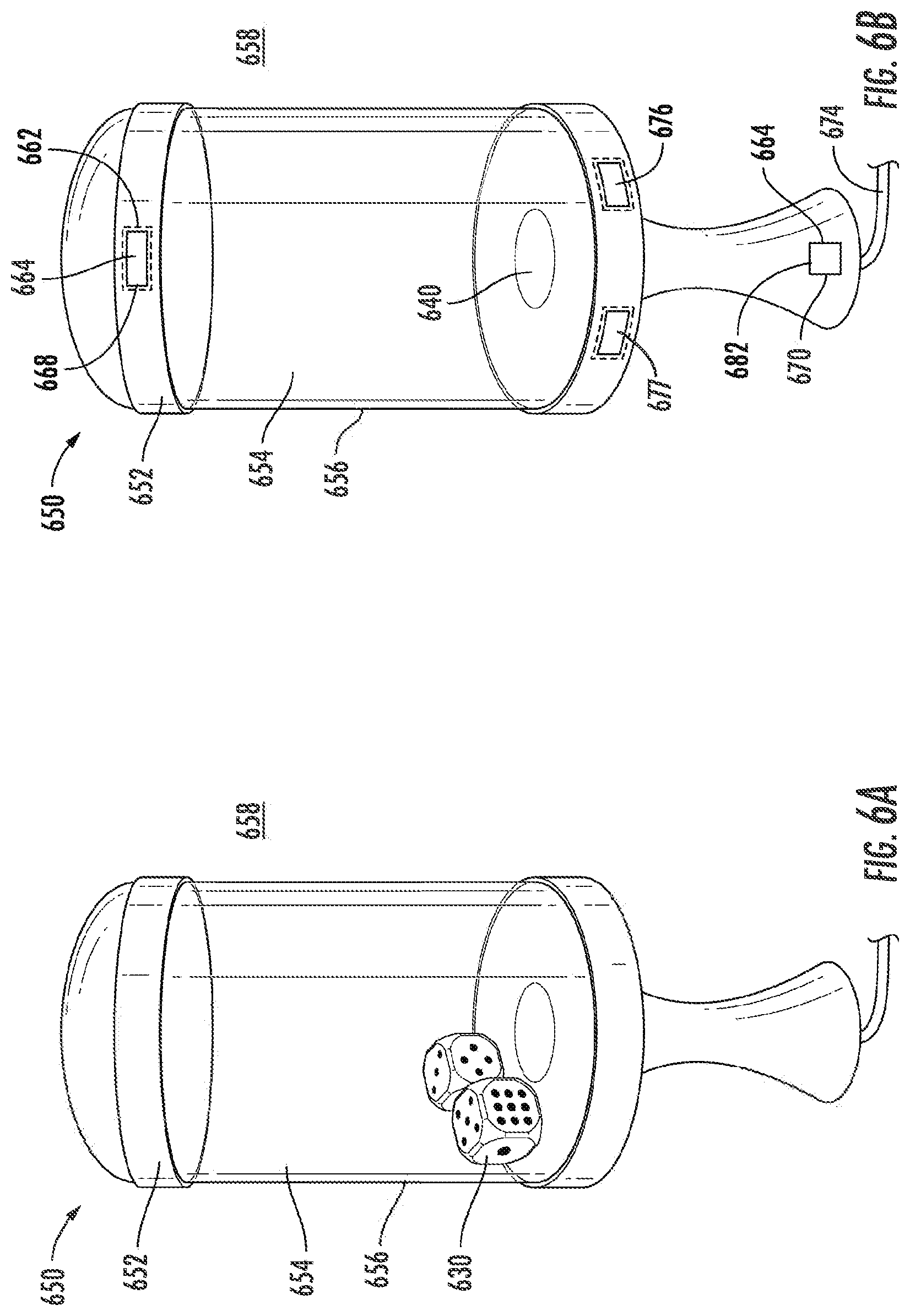 Patent US12569749 Figure 9 – Electronic die shaker device